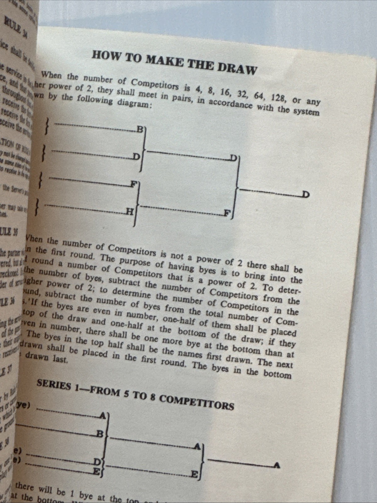1970 Spalding Rules of Lawn Tennis Cases and Decisions Booklet 4.5″ x 6.5″ USLTA