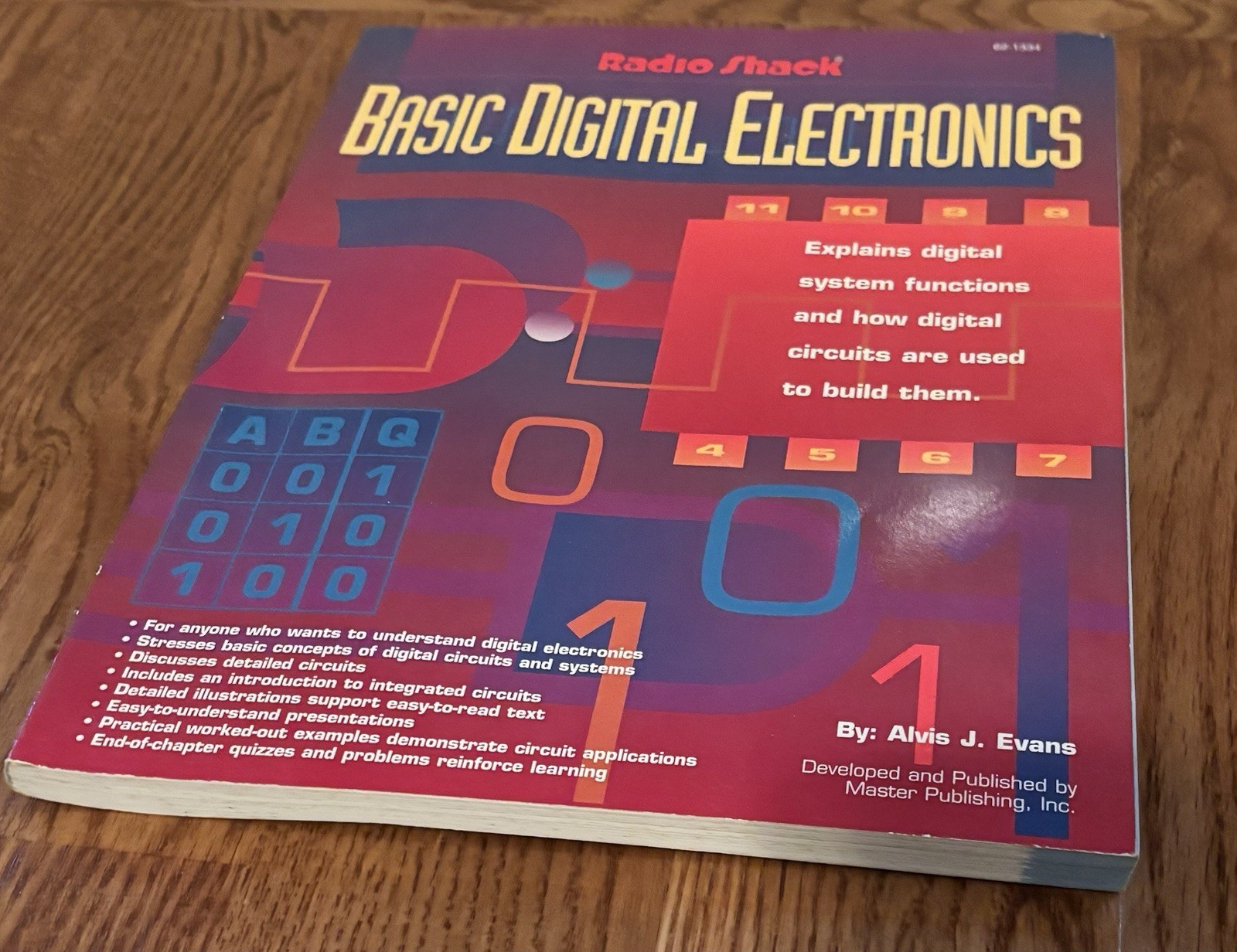 Basic Digital Electronics Alvis Evans Vintage RADIO SHACK 1996 Book 62-1334 Used