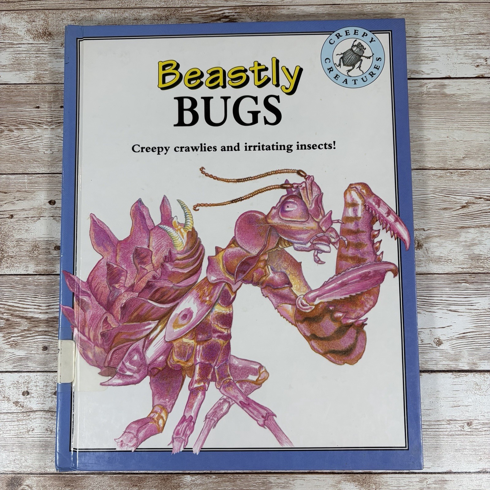 Beastly Bugs Steve Parker 1993 Library Binding Ex-Library Hardcover Creepy Creat