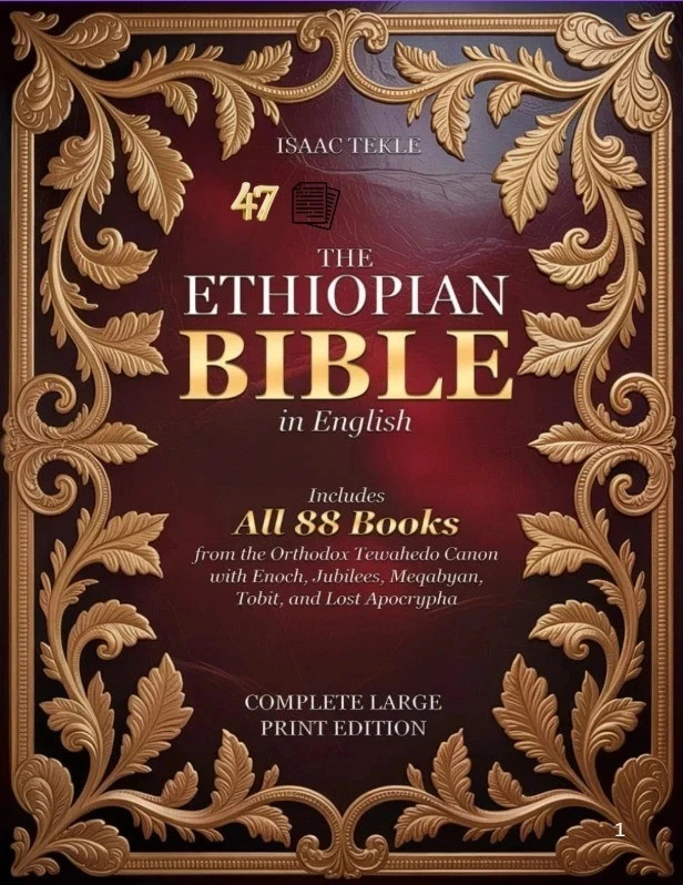 Large Print Ethiopian Bible in English Complete Edition All 88 Books Included