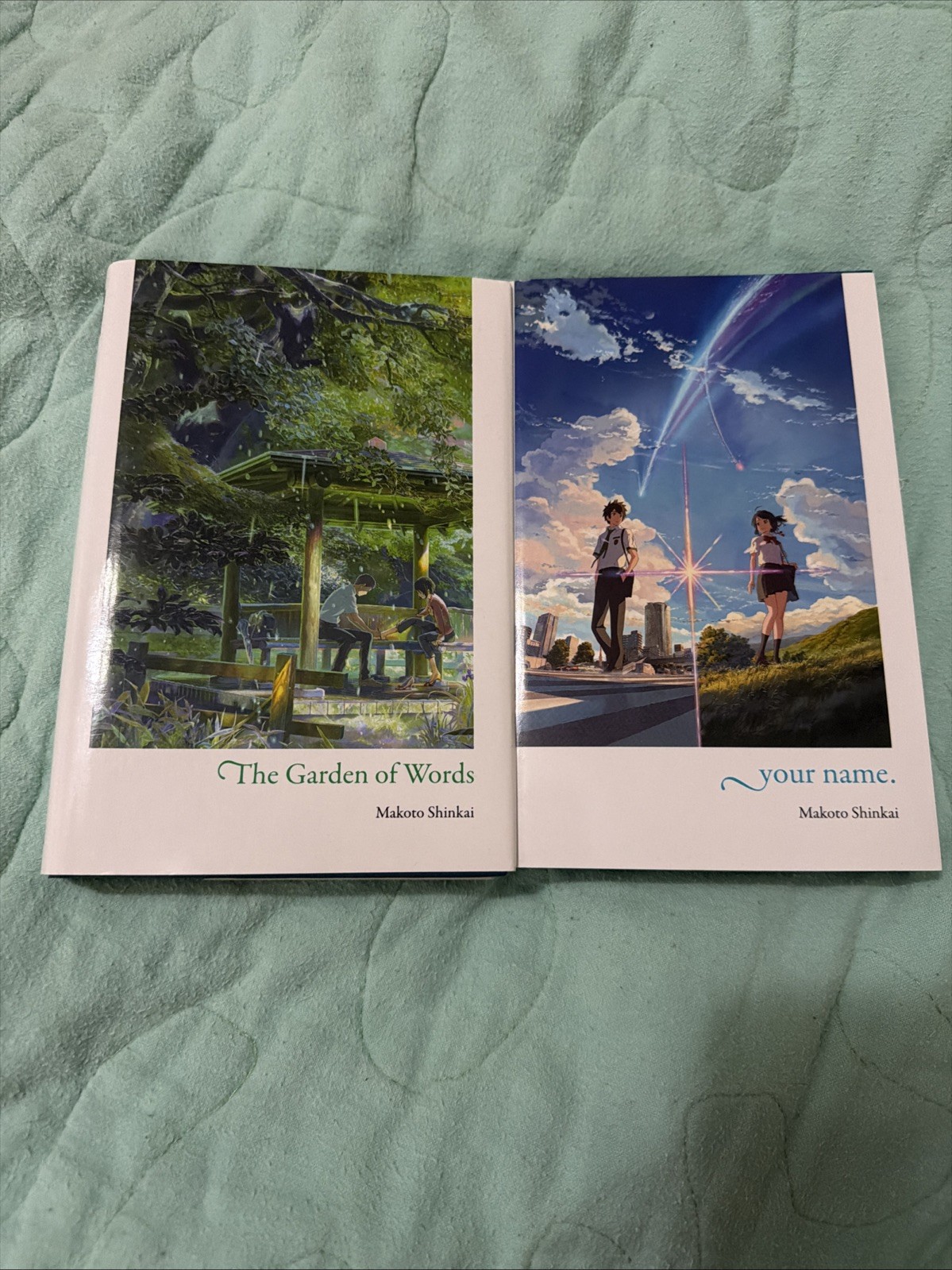 Shinkai Makoto Light Novel Your Name And The Garden Of Words Set Of 2 English