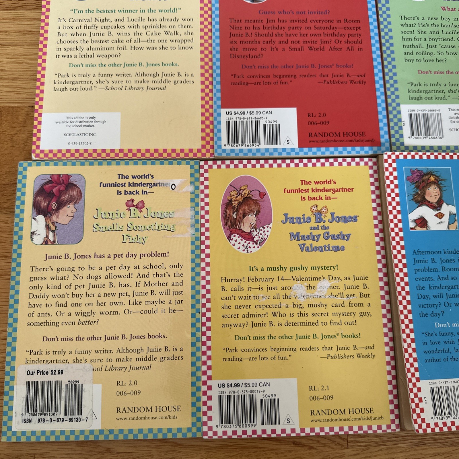 Vintage Junie B. Jones Paperback Books Barbara Park Lot of 13 Early Readers