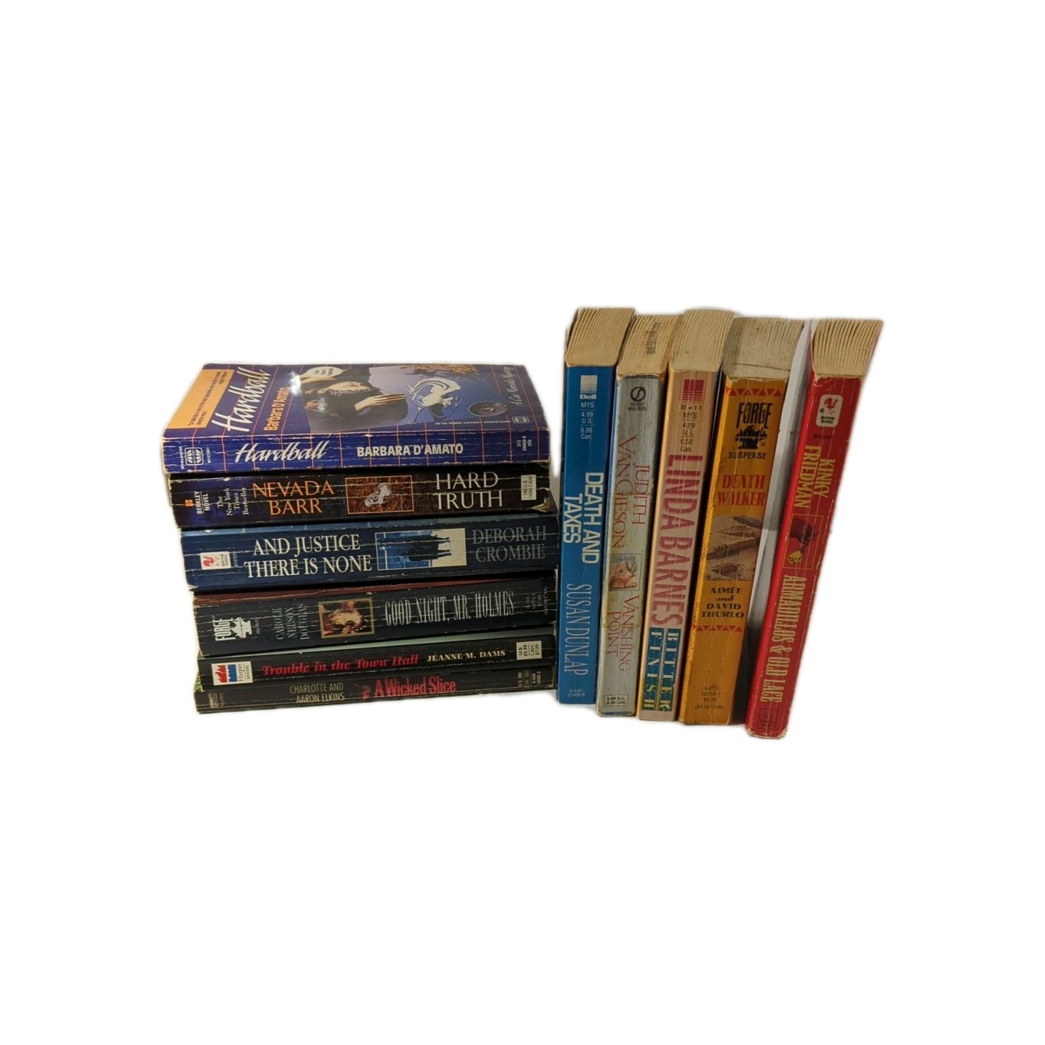 Mix Lot Of 11 Suspense Crime Mystery Thriller Fiction Paperback Books Random