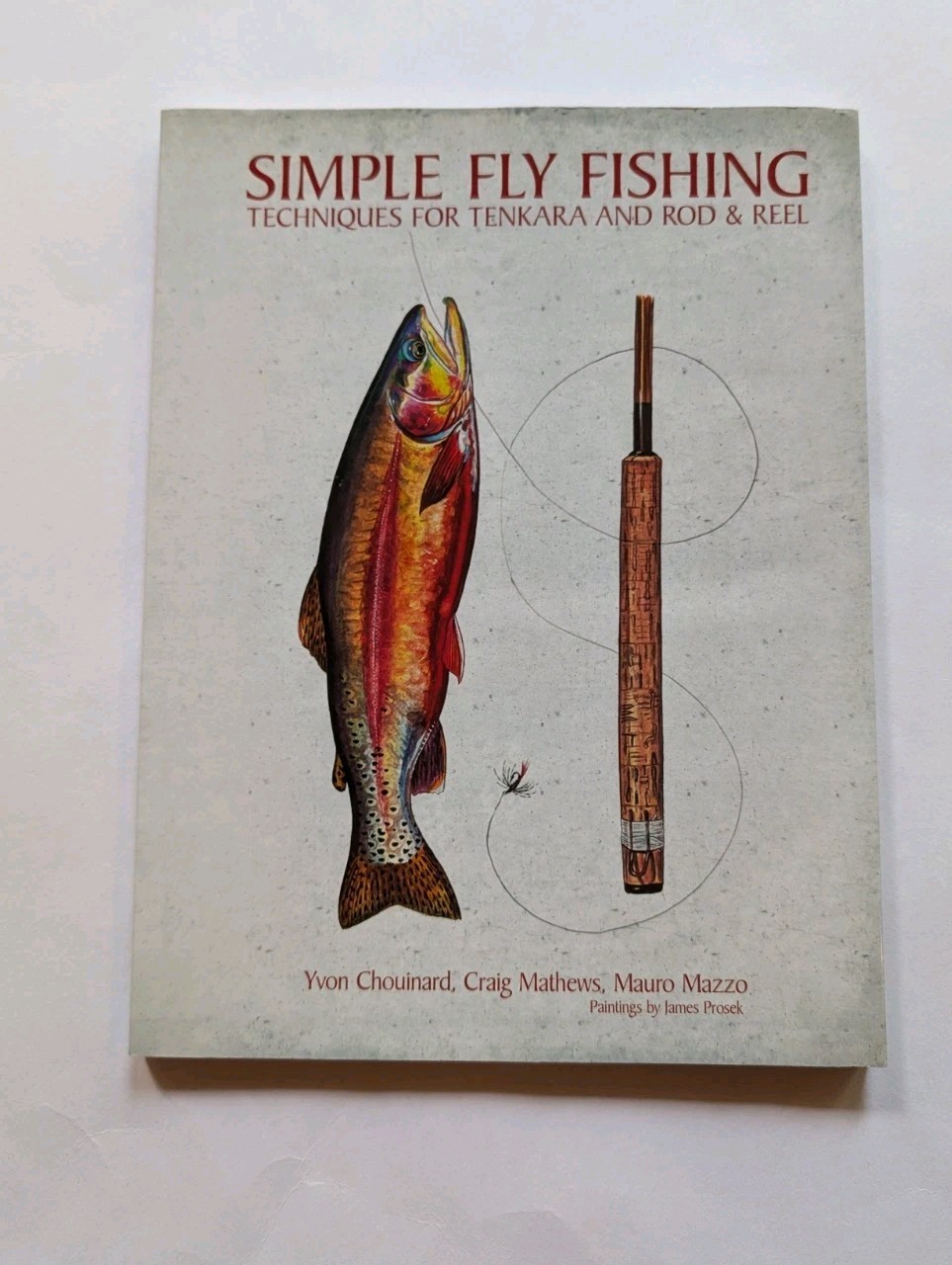 Simple Fly Fishing Tenkara Rod Reel Yvon Chouinard Patagonia Book Very Good VG