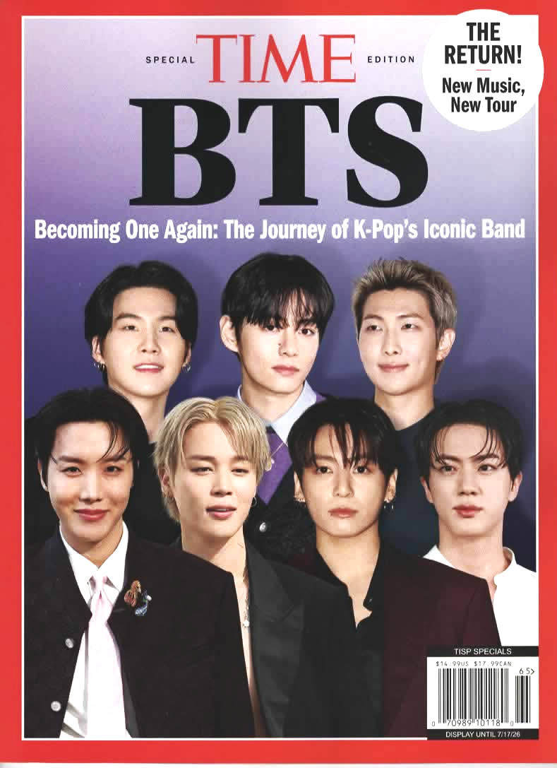 TIME SPECIAL EDITION: “BTS” The Return! NEW MUSIC, NEW TOUR May 2026