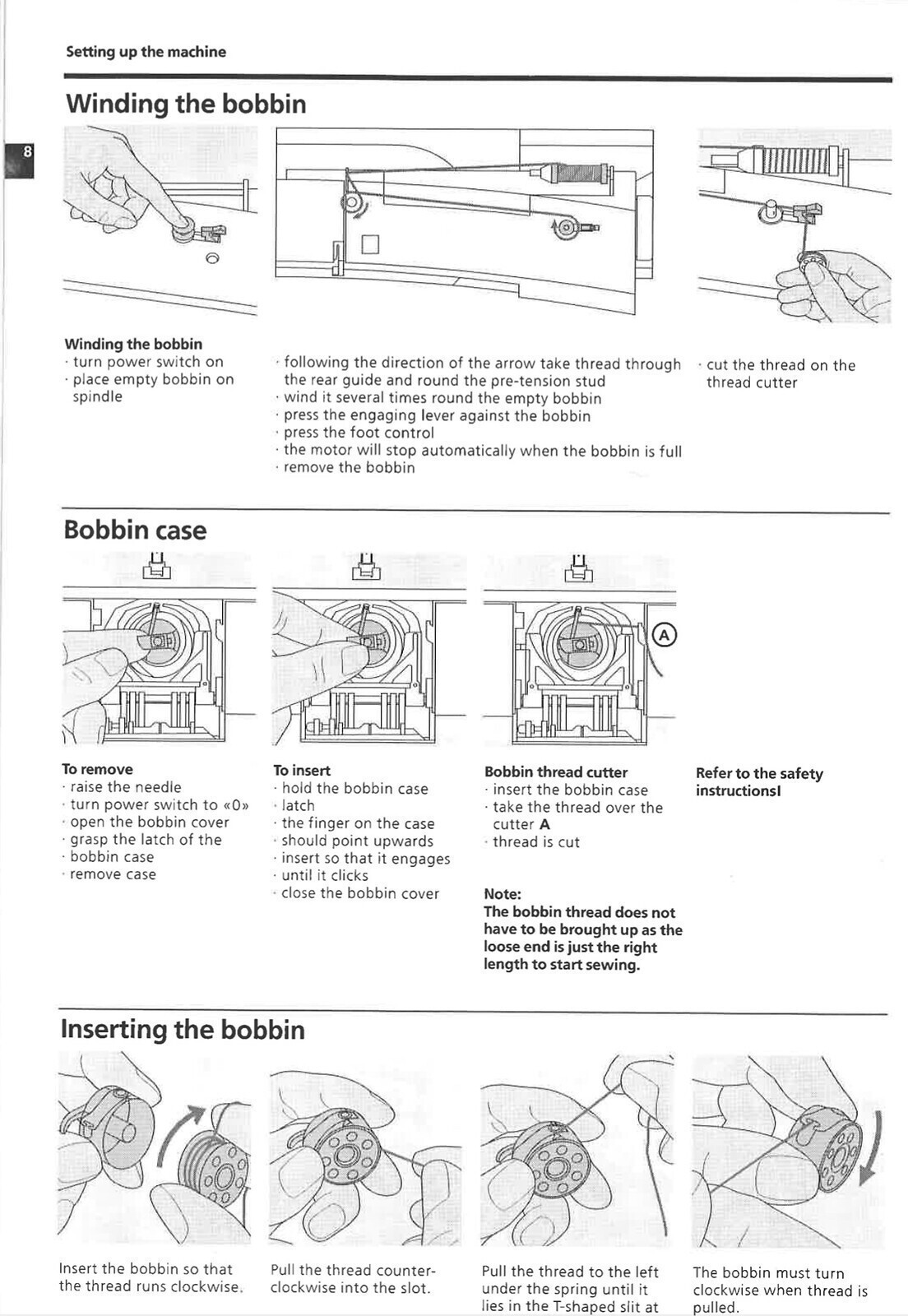 BERNINA VIRTUOSA 155 Sewing Machine User Manual USER Instruction Guide