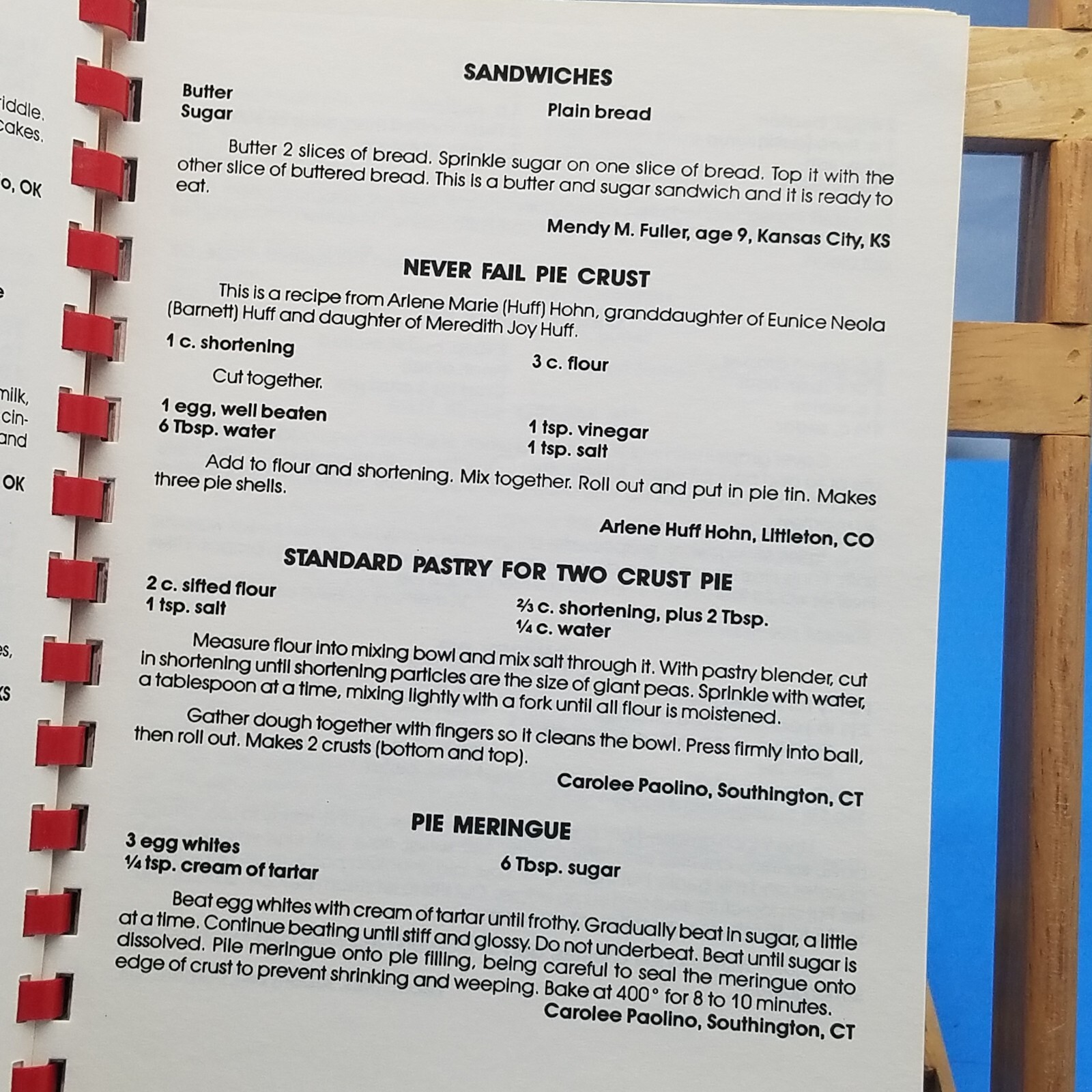 Flesher family cookbook Florissa Bell Burtnett 1987 105 pages