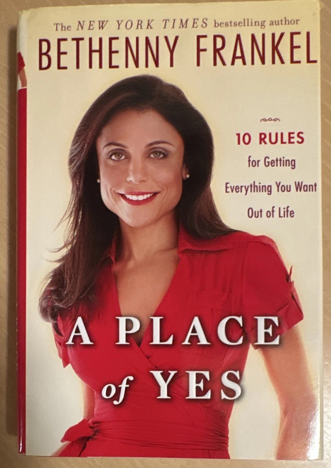 Bethenny Frankel A Place of Yes Hardcover SIGNED Self-Help Motivational Book