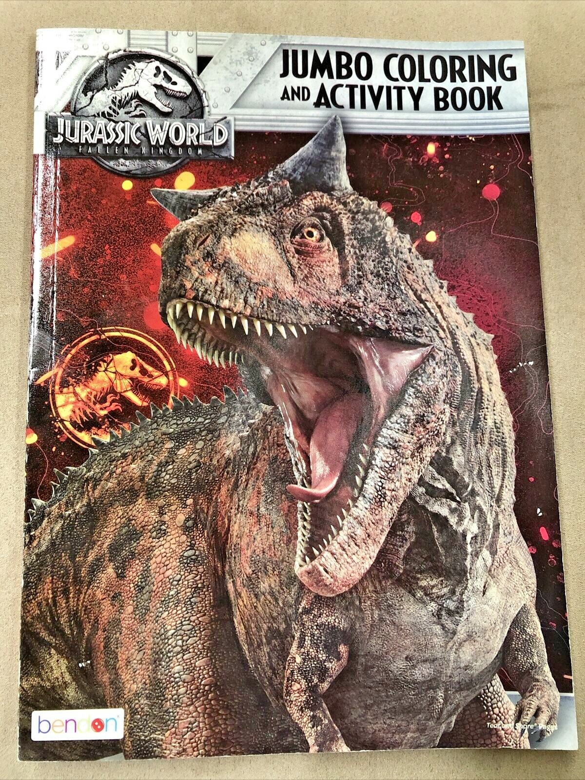 Jurassic World Jumbo Coloring and Activity Book New Dinosaurs! Escape the Island