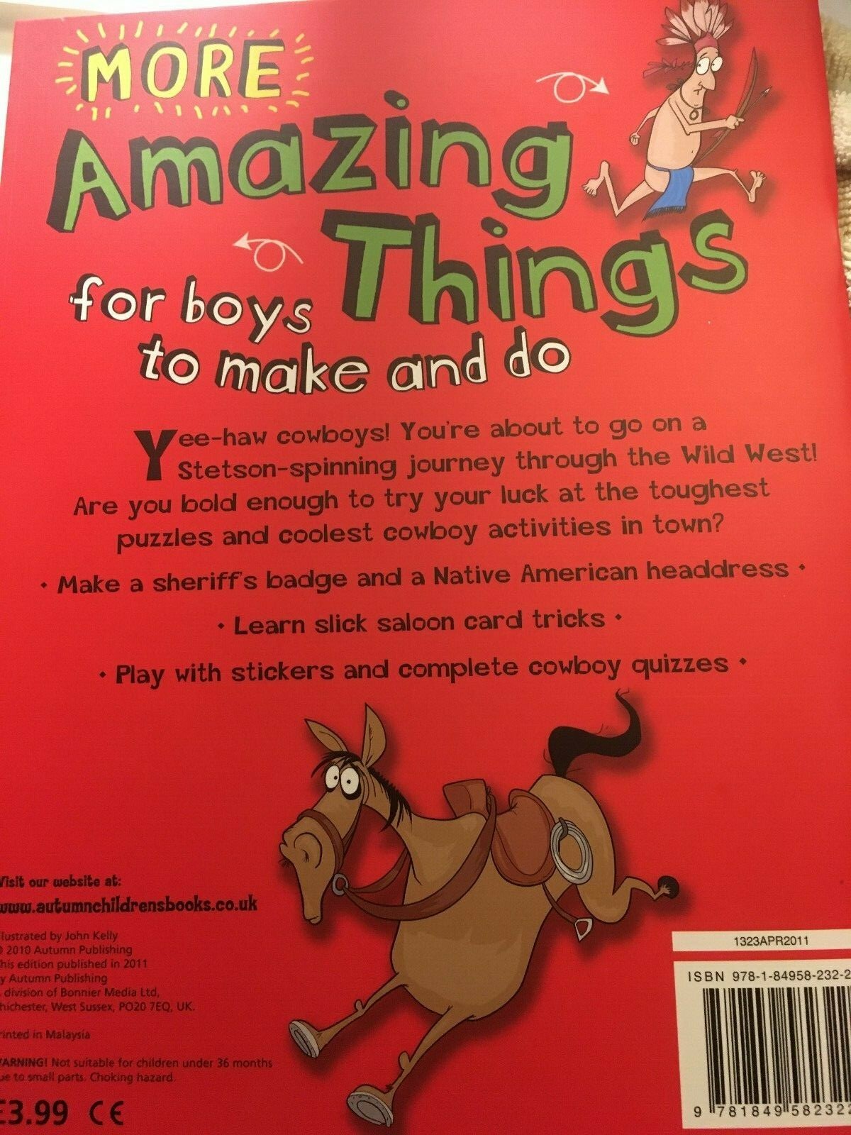 Activity Book More Amazing Things to Make and Do:for Boys Great for Homeschooi!