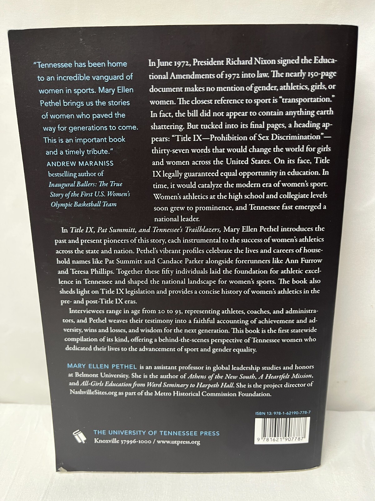 Title IX, Pat Summitt, and Tennessee’s Trailblazers : 50 Years, 50 Stories by…