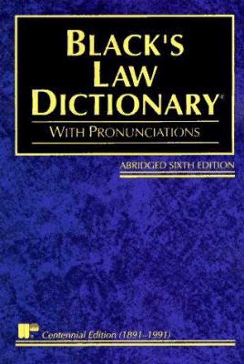 Black’s Law Dictionary : Definitions of the Terms and Phrases of