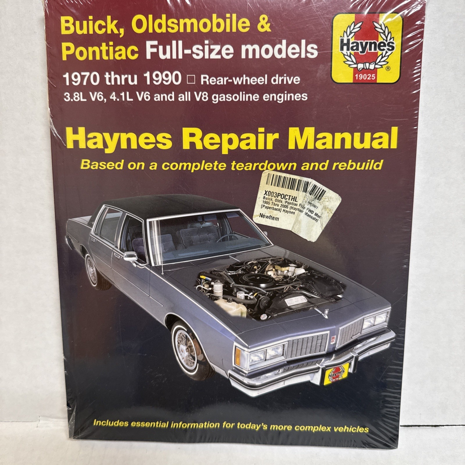 Haynes Buick, Oldsmobile, Pontiac RWD 1970-1990 Repair Manual (#19025)