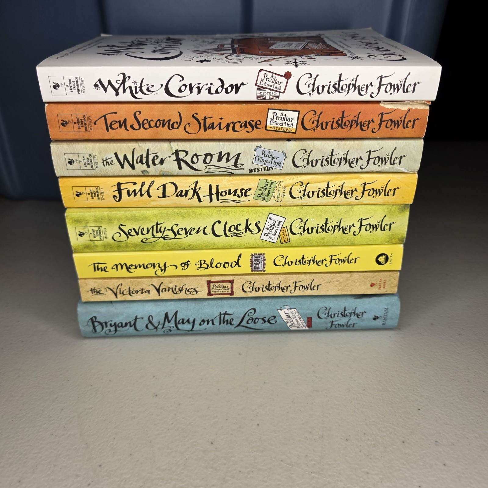 Lot of 8 Christopher Fowler 1 Hardback, 7 Paperback Books, See Pictures