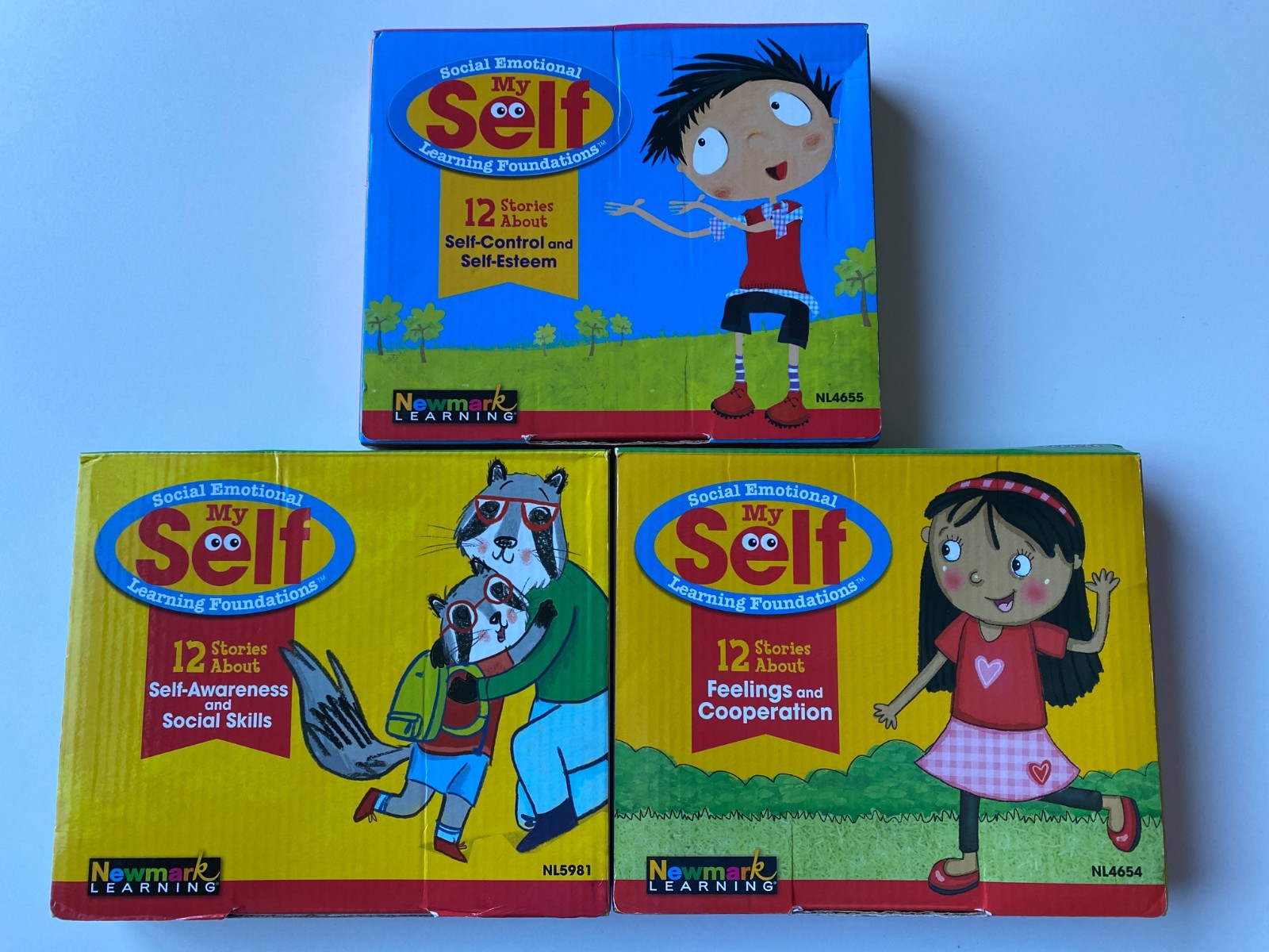 NEWMARK LEARNING~Social Emotional My Self Lot 36~COMPLETE SET 3 BOX~Self Control