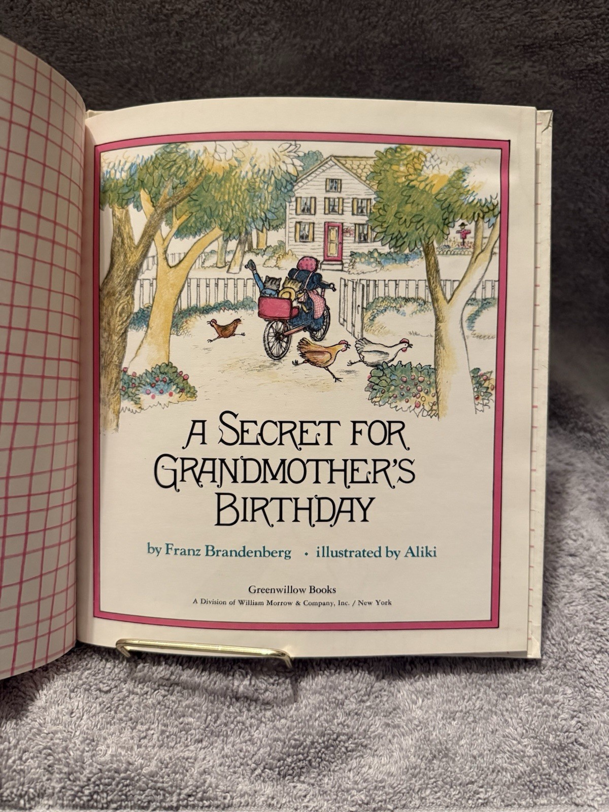 A Secret for Grandmother’s Birthday Franz Brandenberg Aliki HC Vintage Childrens