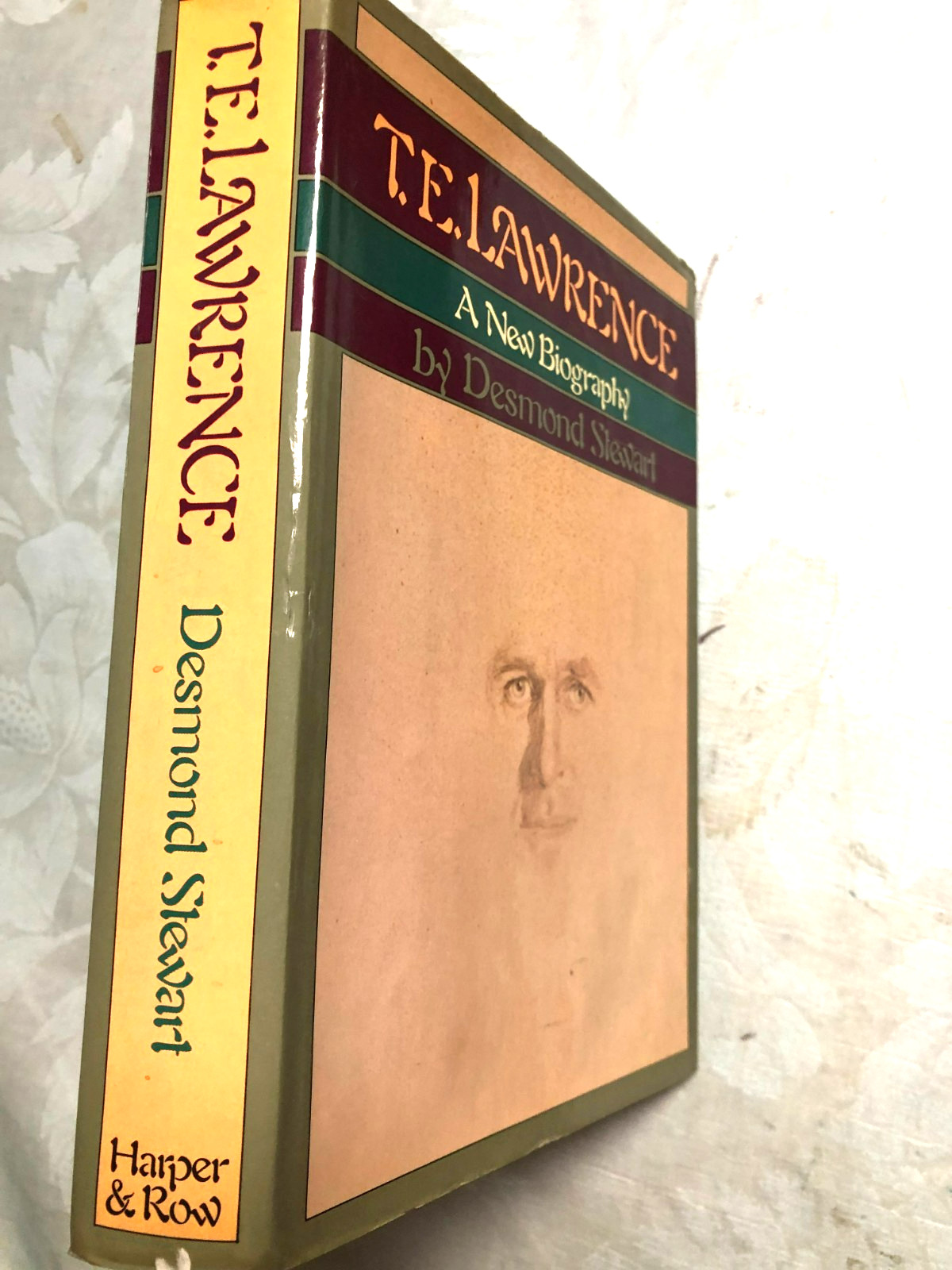 RARE 1ST EDIT! T. E. Lawrence. A New Biography. Desmond Stewart (1977) GREAT HC