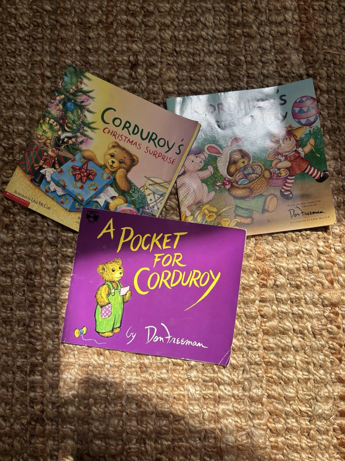 Don Freeman Corduroy:Corduroy Paperback Illustrated Scholastic set of three