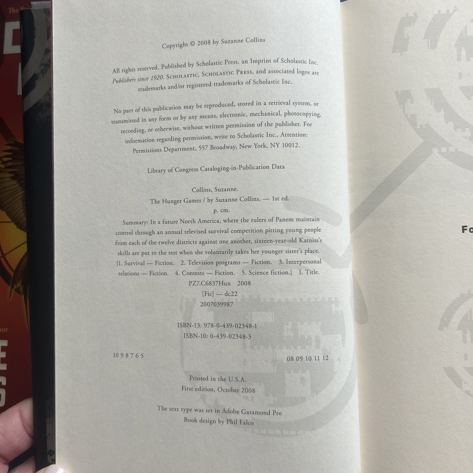 Hunger Games FIRST EDITION
