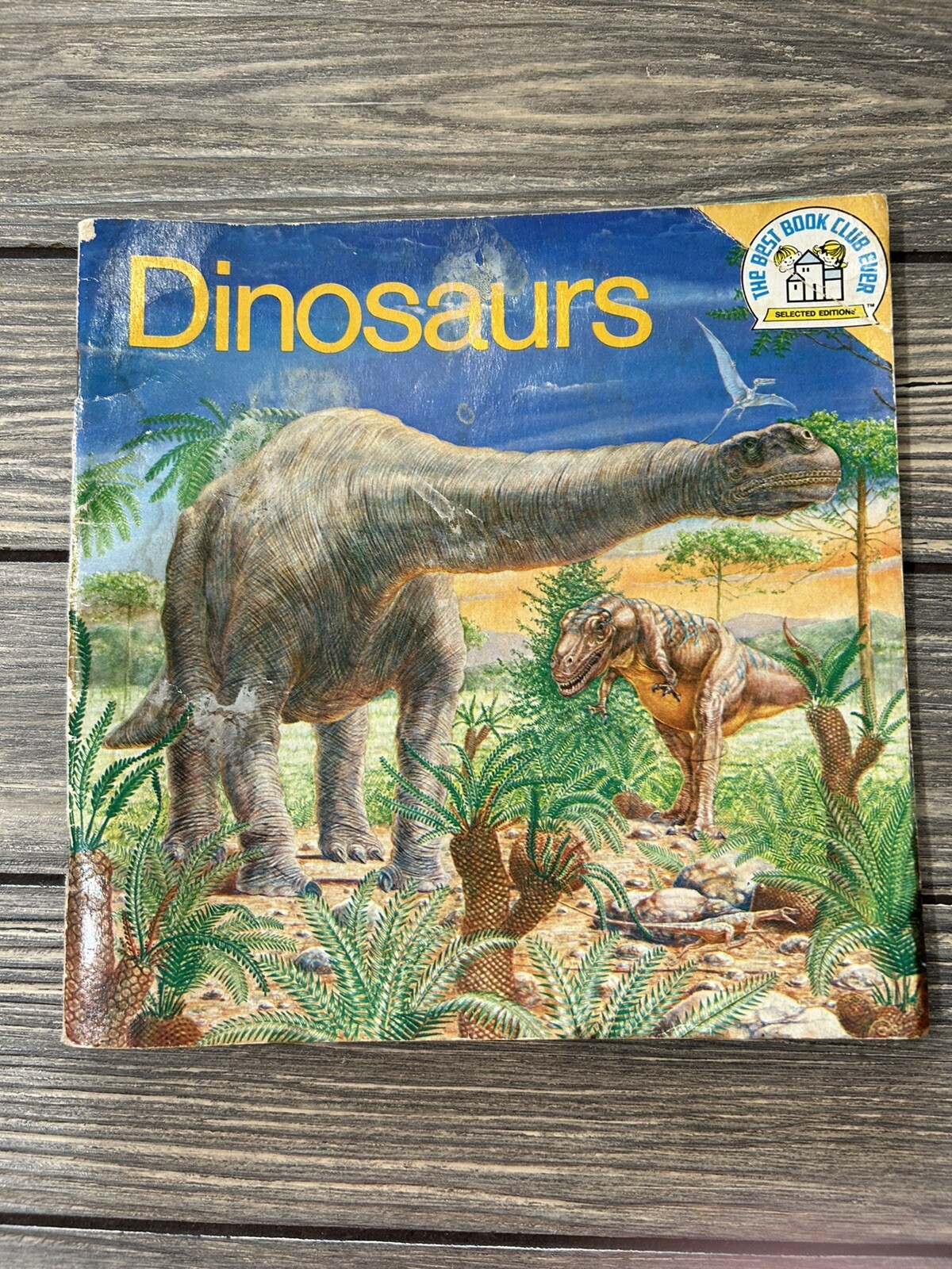 Vintage 1977 Random House Dinosaurs Book By Peter Zallinger