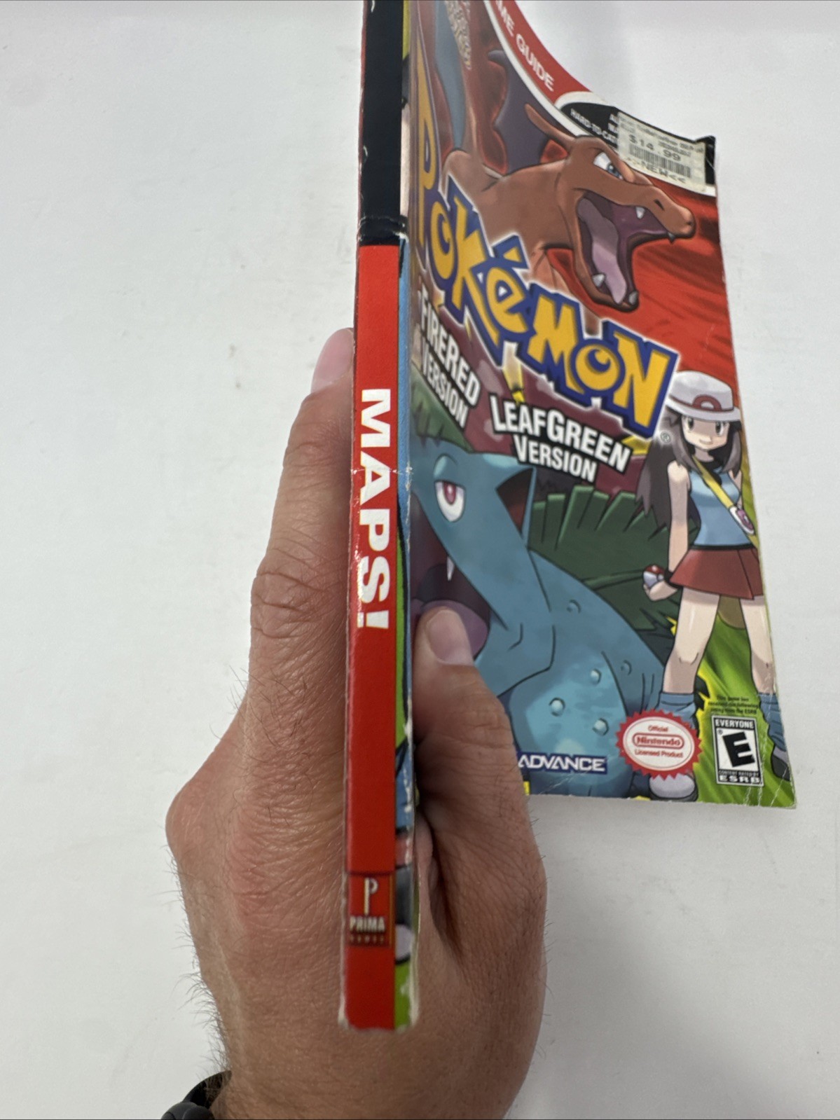 POKEMON LEAF GREEN AND FIRE RED PRIMA STRATEGY GUIDE BOOK *USED* RARE