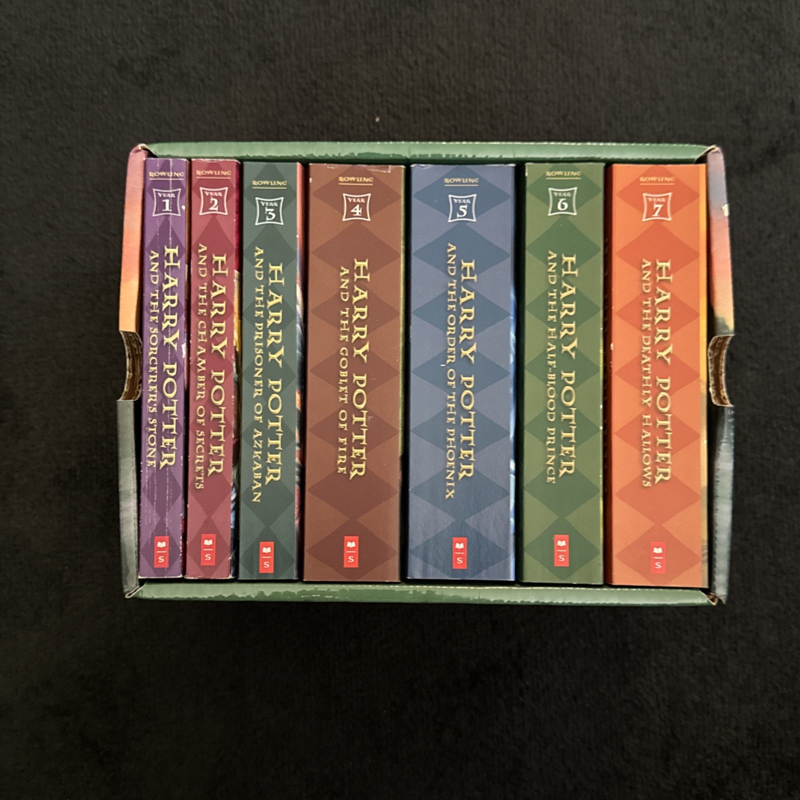Harry Potter Paperback Boxset #1-7 by J. K. Rowling (2009, Hardcover)