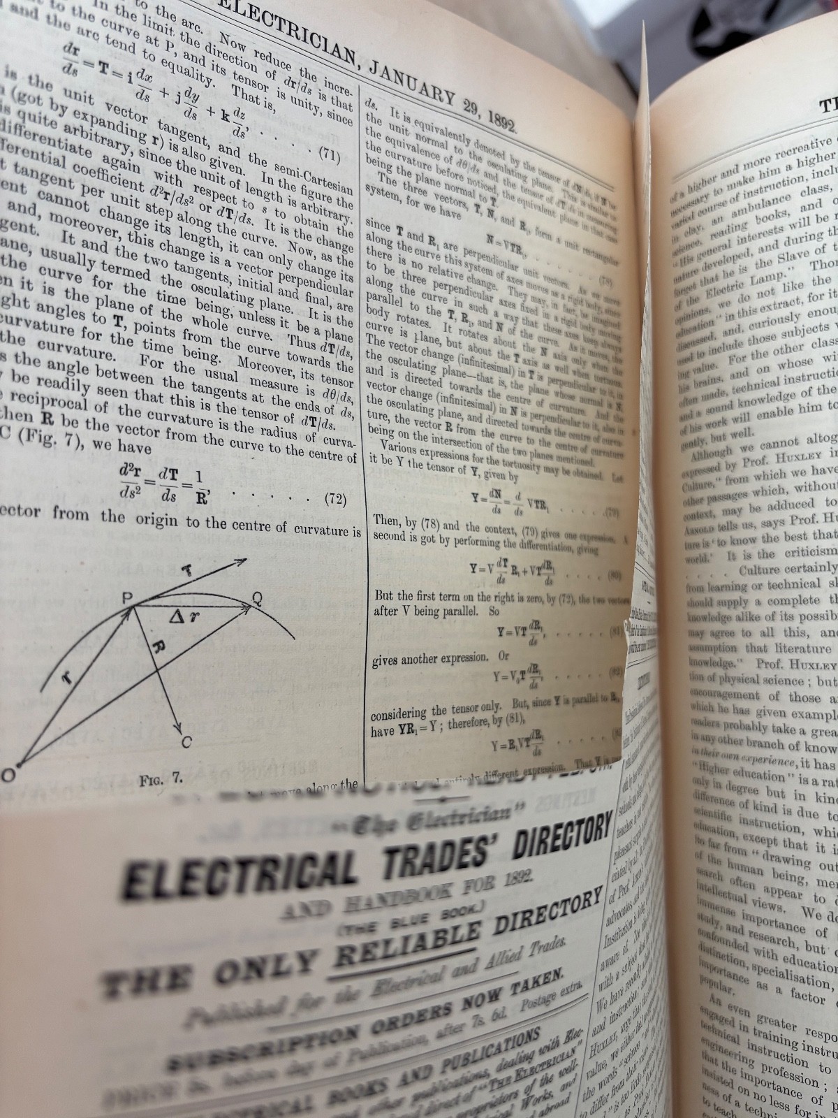 The Electrician Journal 1891–1899 Original Bound Volumes – Choose Volume