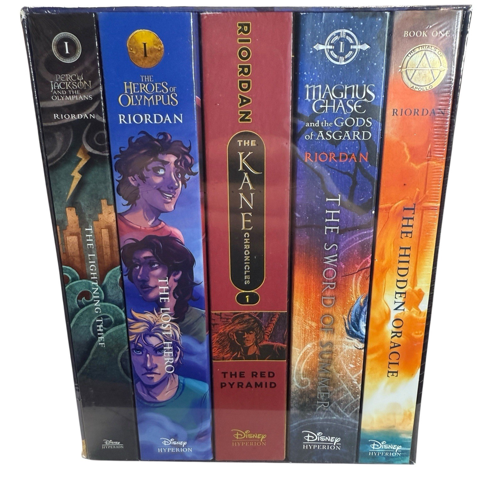 Read Riordan Rick Riordan Paperback Novel 5 Book Box Set Collection New Sealed