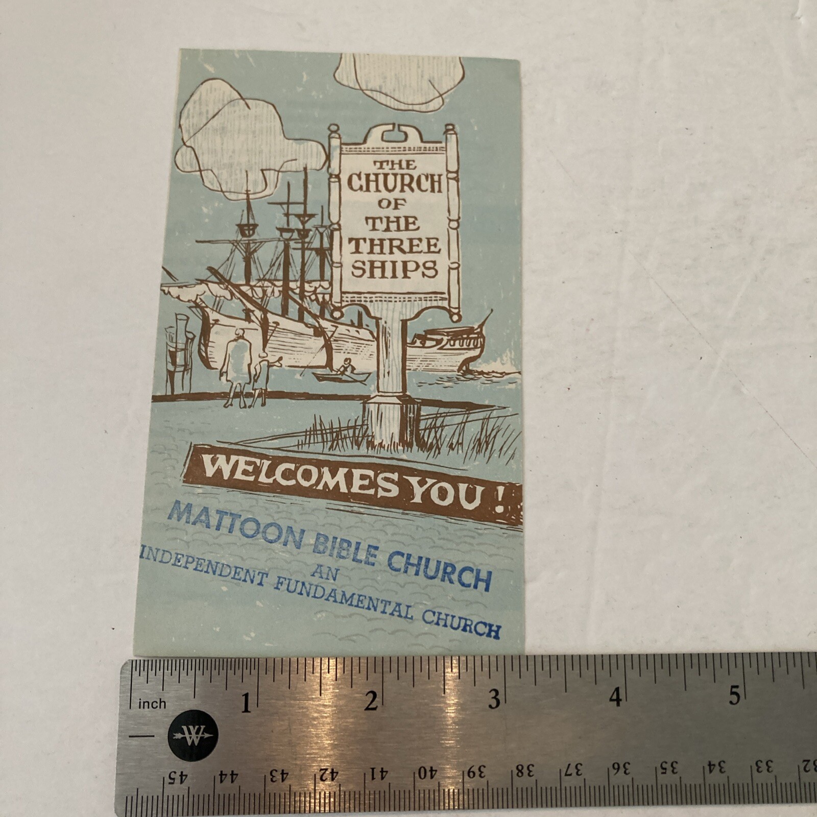 The Church of Three Stripes Welcomes Tract Pamphlet Booklet Christian Spiritual