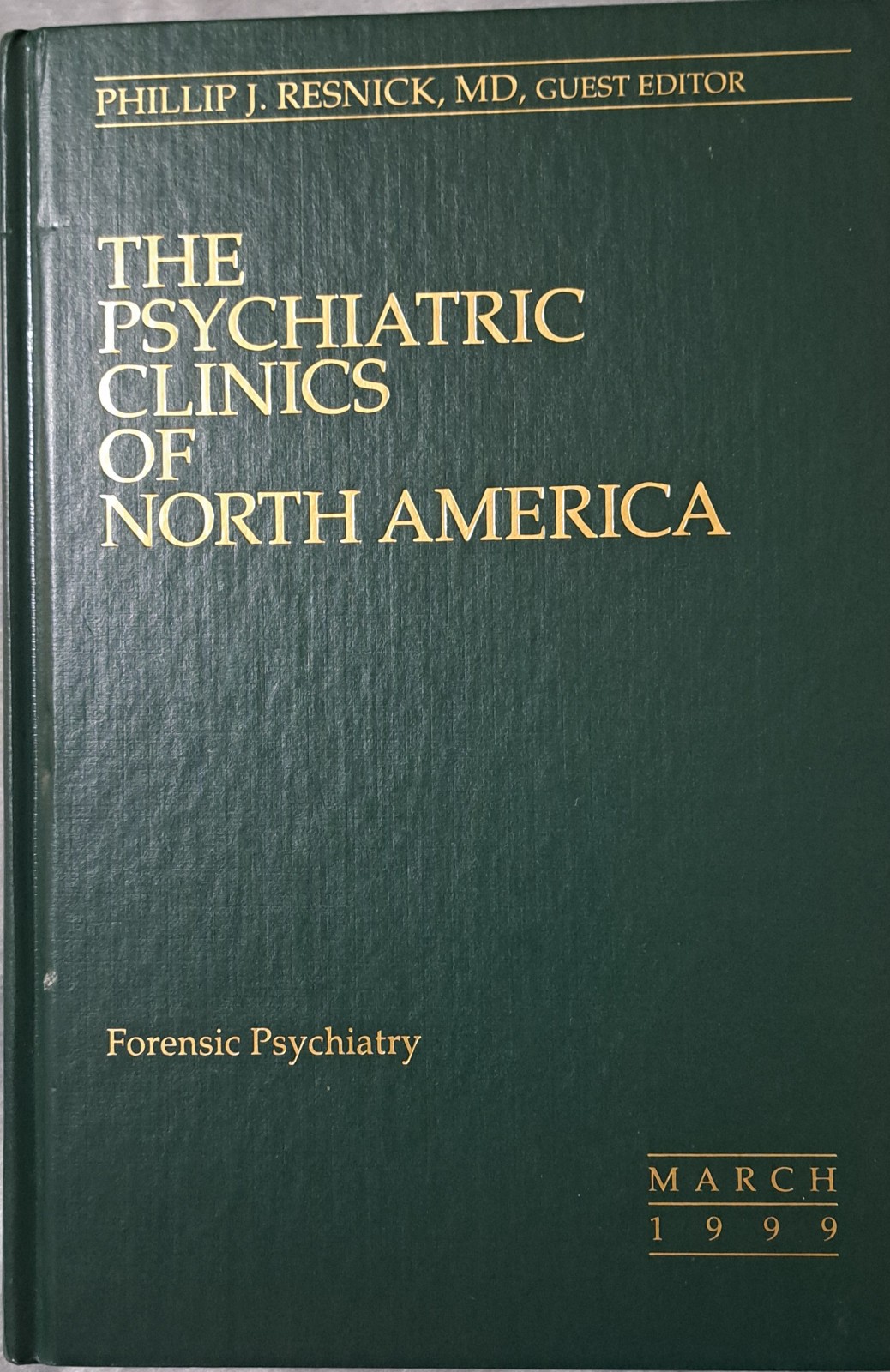 CHOOSE ONE : The PSYCHIATRIC OF CLINICS OF NORTH AMERICA : 1990’S & 2000’s
