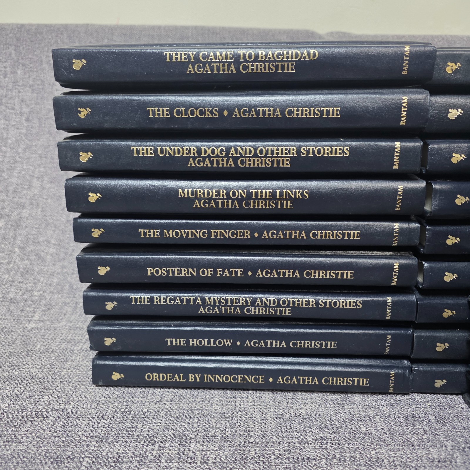 Agatha Christie Mystery Collection – Lot of 32 Books – Bantam Leatherette HC Set