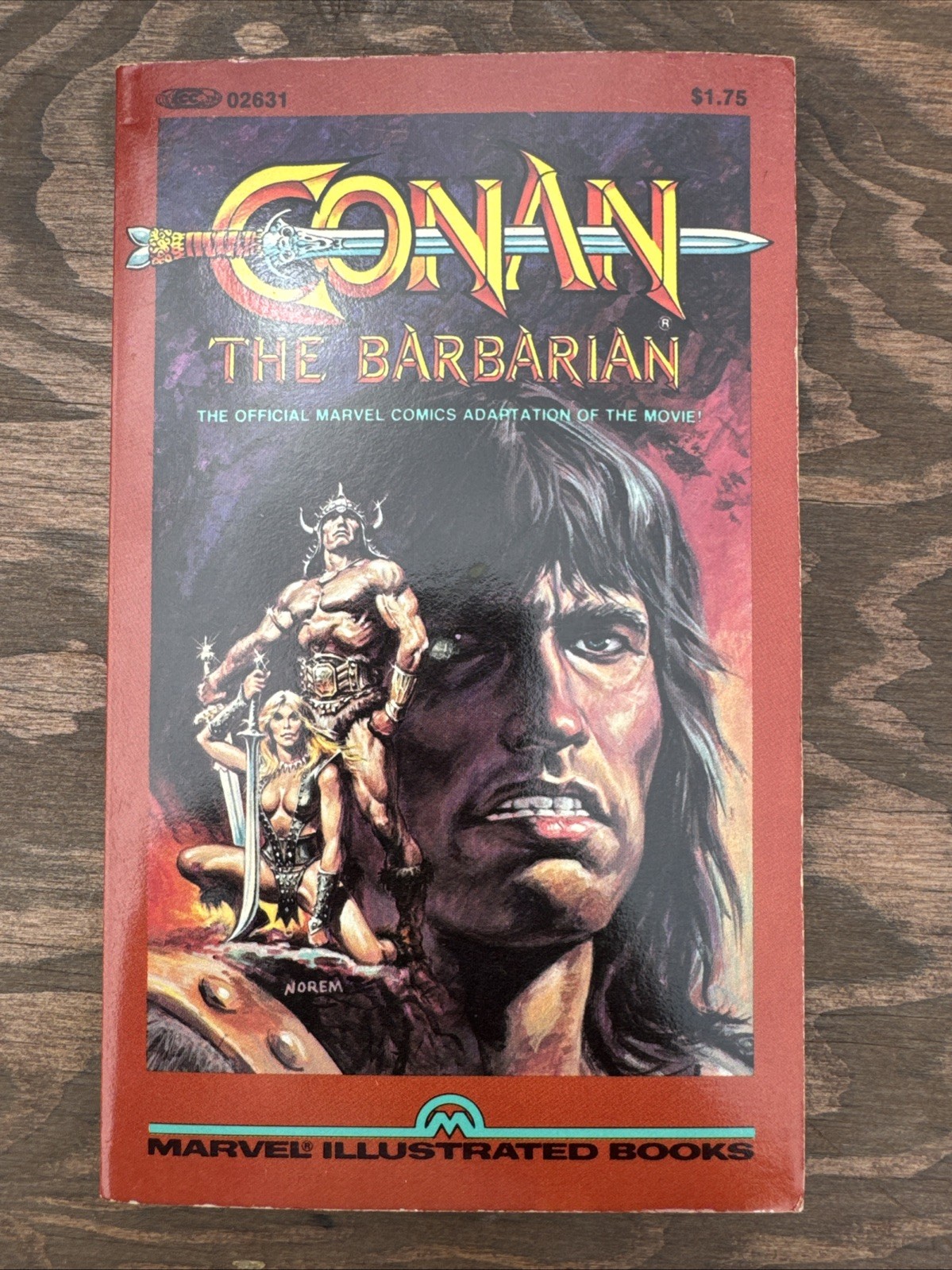 Conan the Barbarian – 1st Edtn Marvel Comics Illustrated Book Movie Adaptation