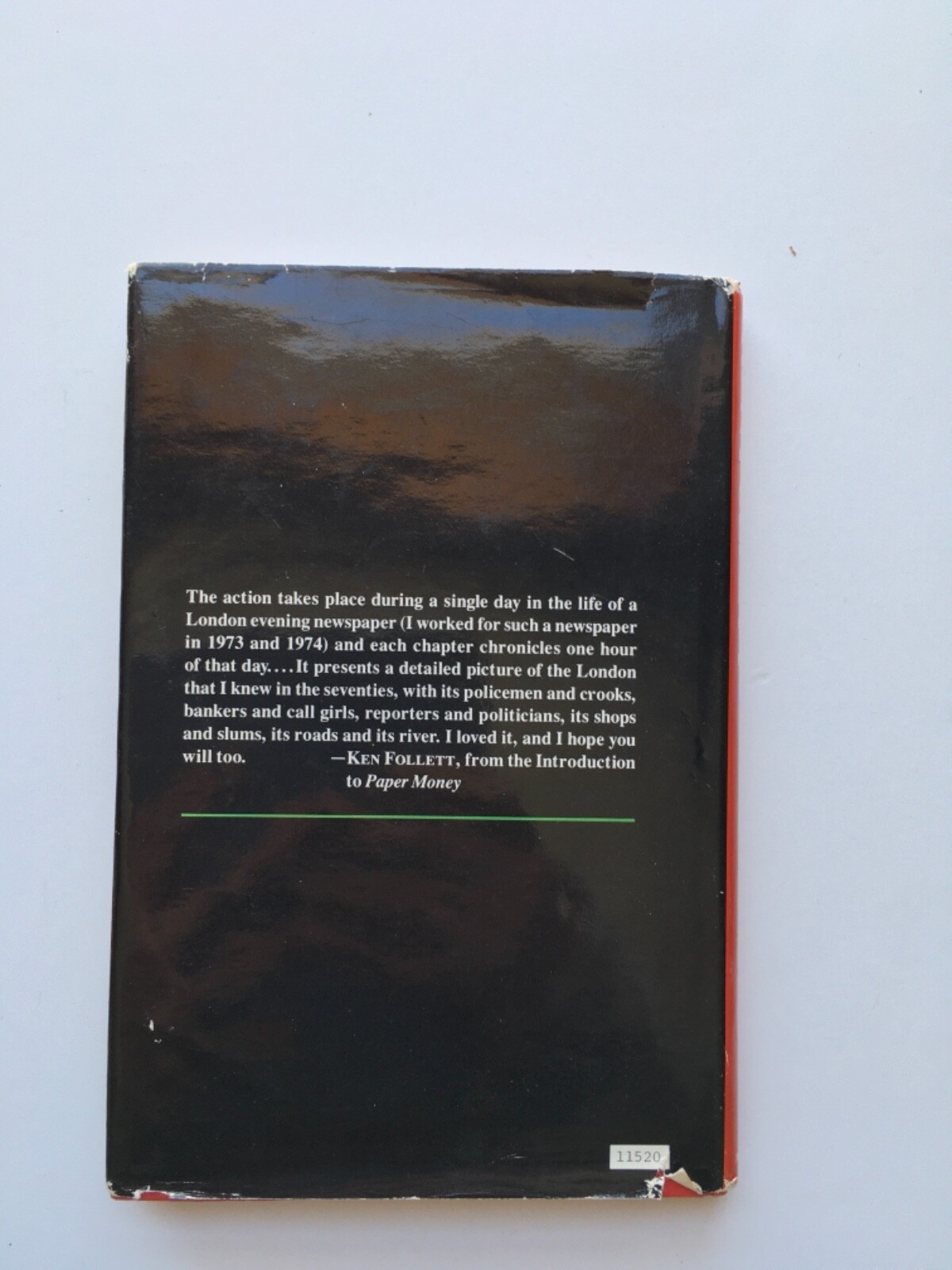 Paper Money Ken Follet 1977 HC BCE