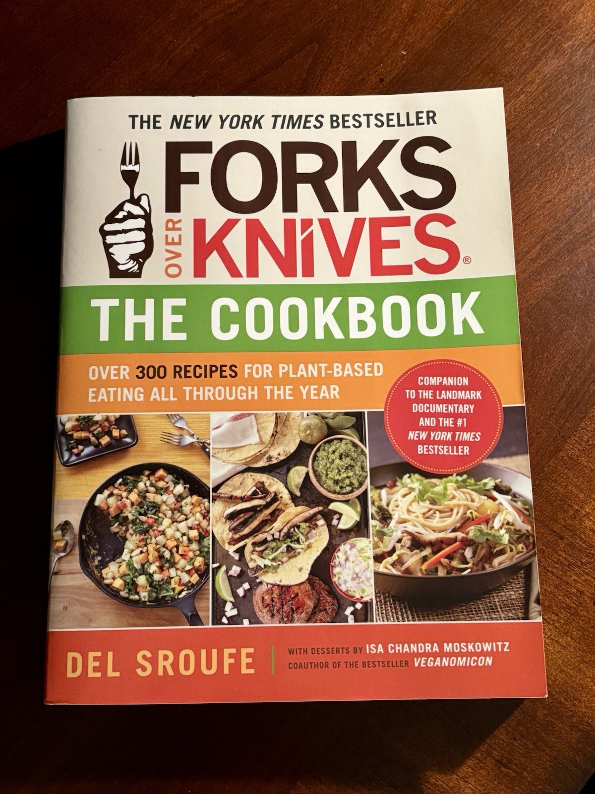 Forks Over Knives: The Cookbook by Del Sroufe, Paperback, Plant-Based Recipes