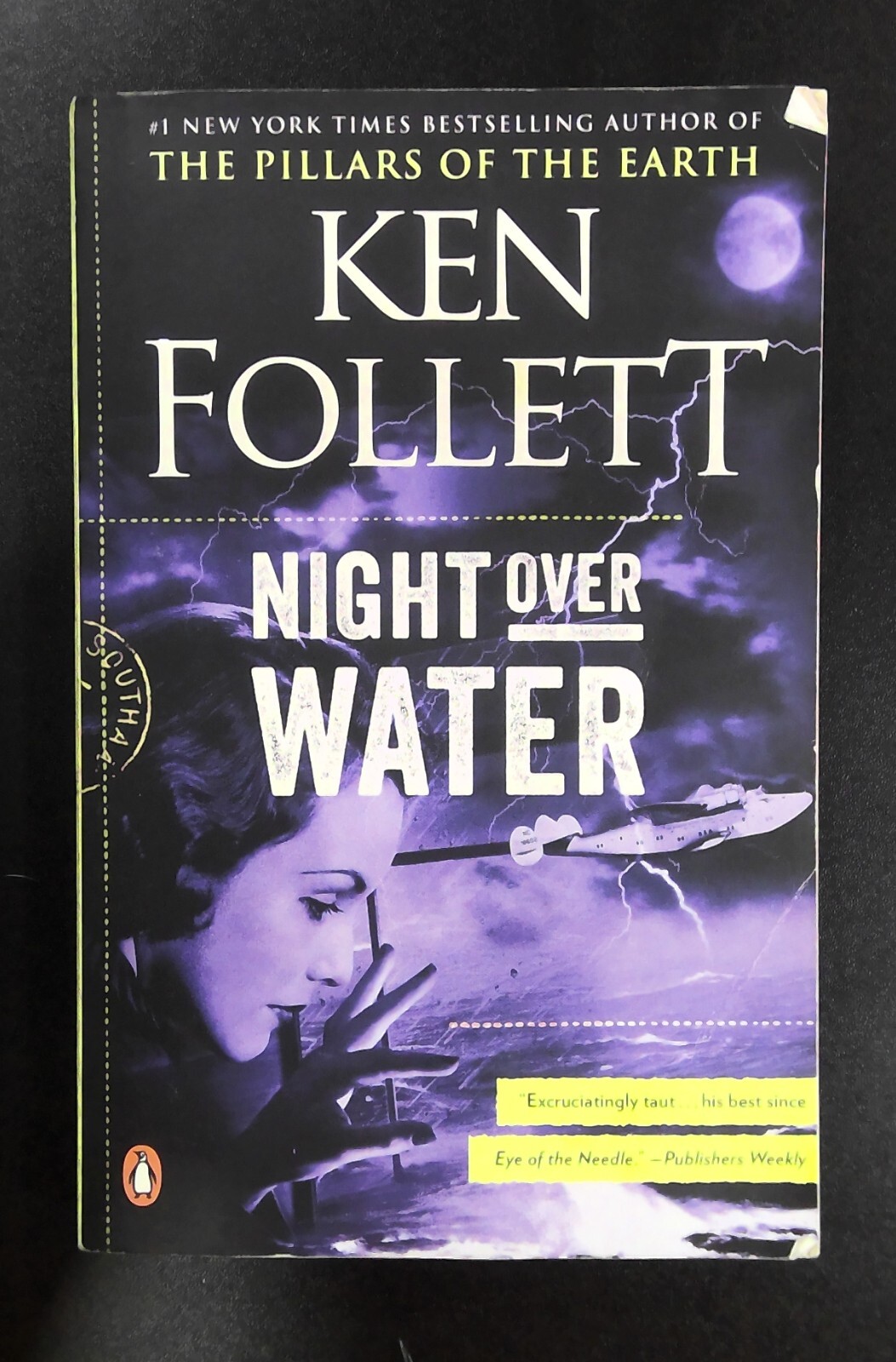 Night Over Water, Authored By Ken Follet, Paperback, Suspense 