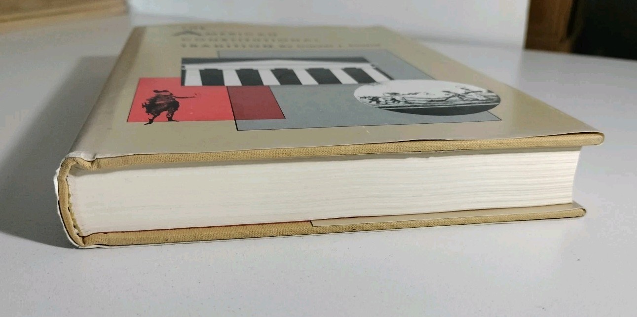 THE AMERICAN CONSTITUTIONAL TRADITION essays By D. J. Elazar – 1988 1st Edition