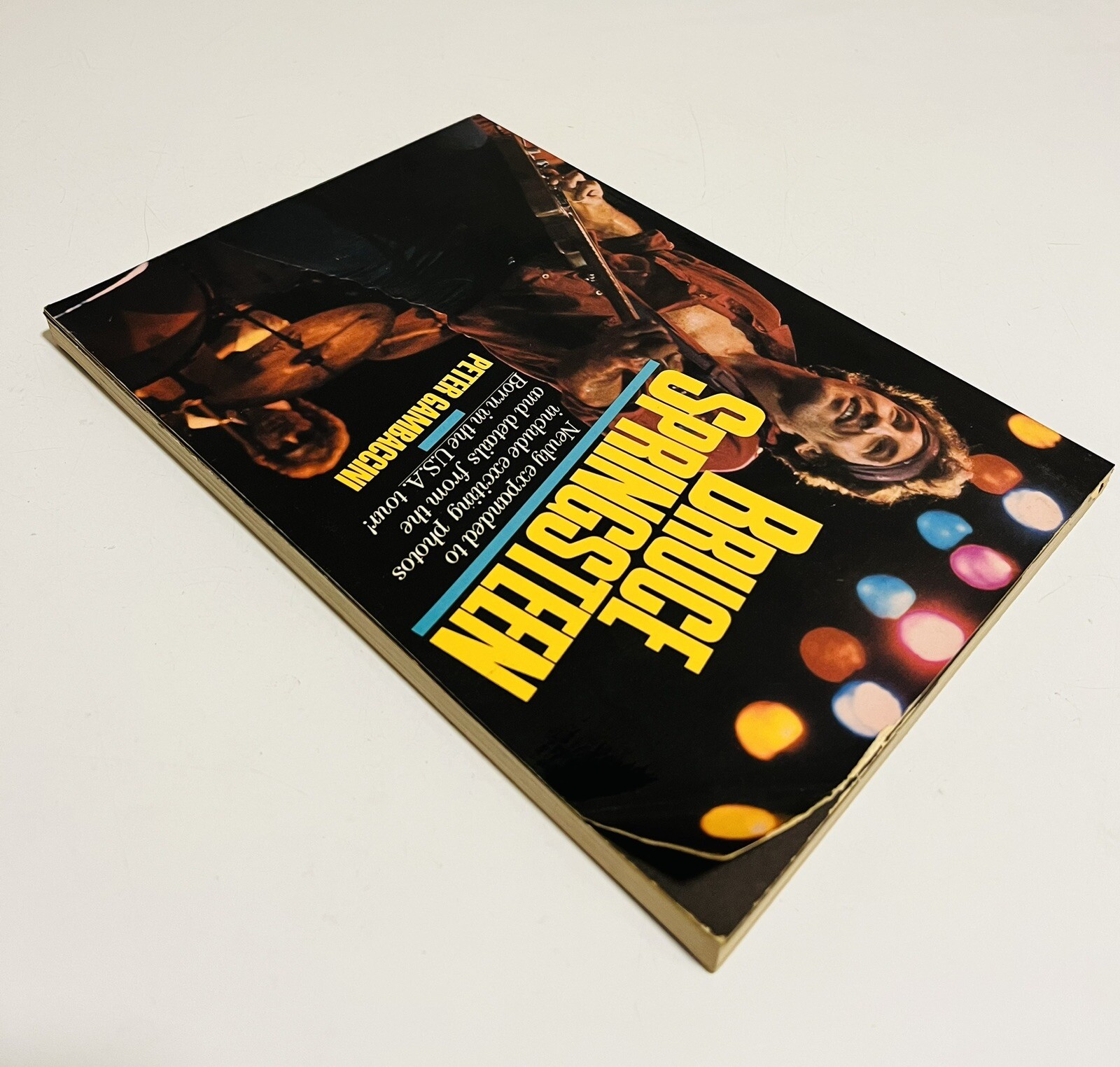 Bruce Springsteen by Peter Gambaccini Softcover Book 1985 159 Pages