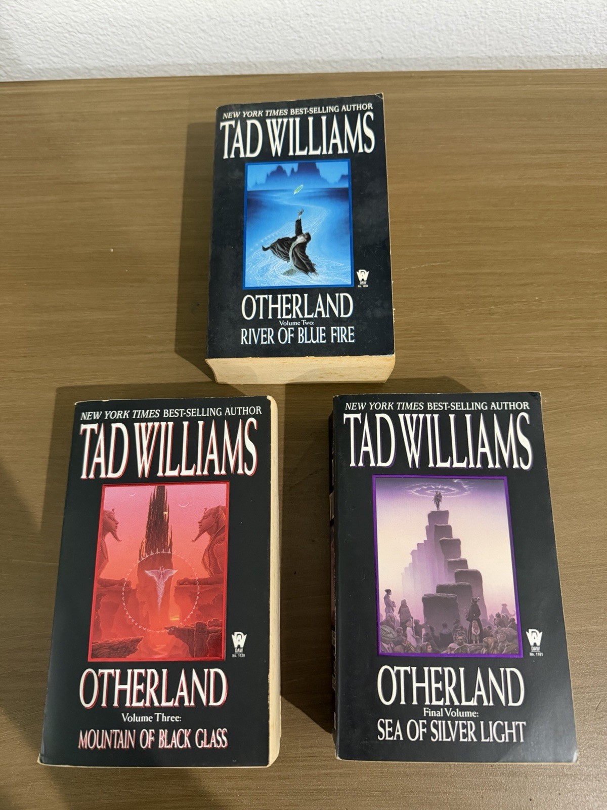 Tad Williams book lot- The Otherland series- Lot Of 3 Books Paper Back