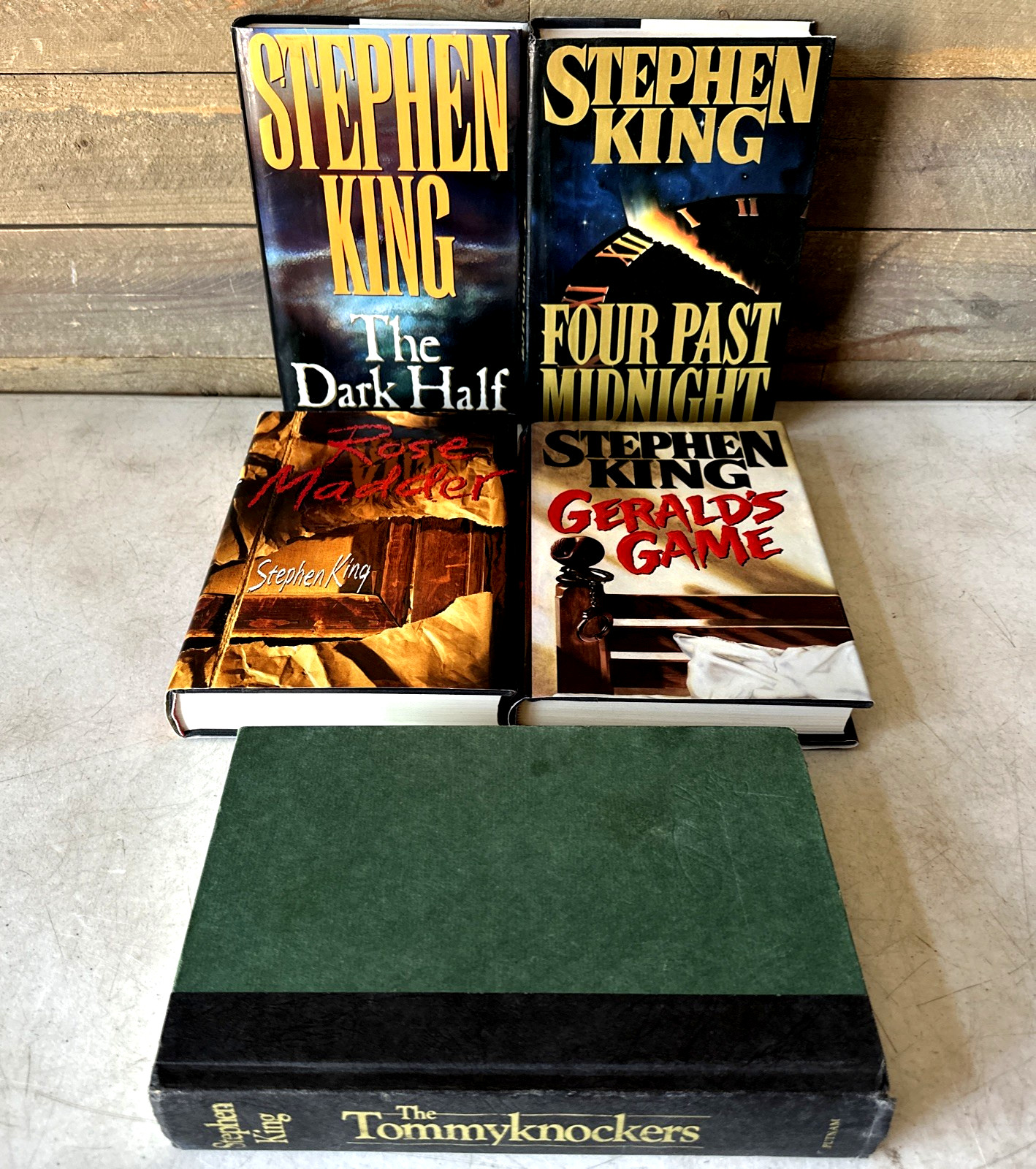 Stephen King Vintage Hardback Novels First Editions Lot Of (5) Viking Putnam EXC