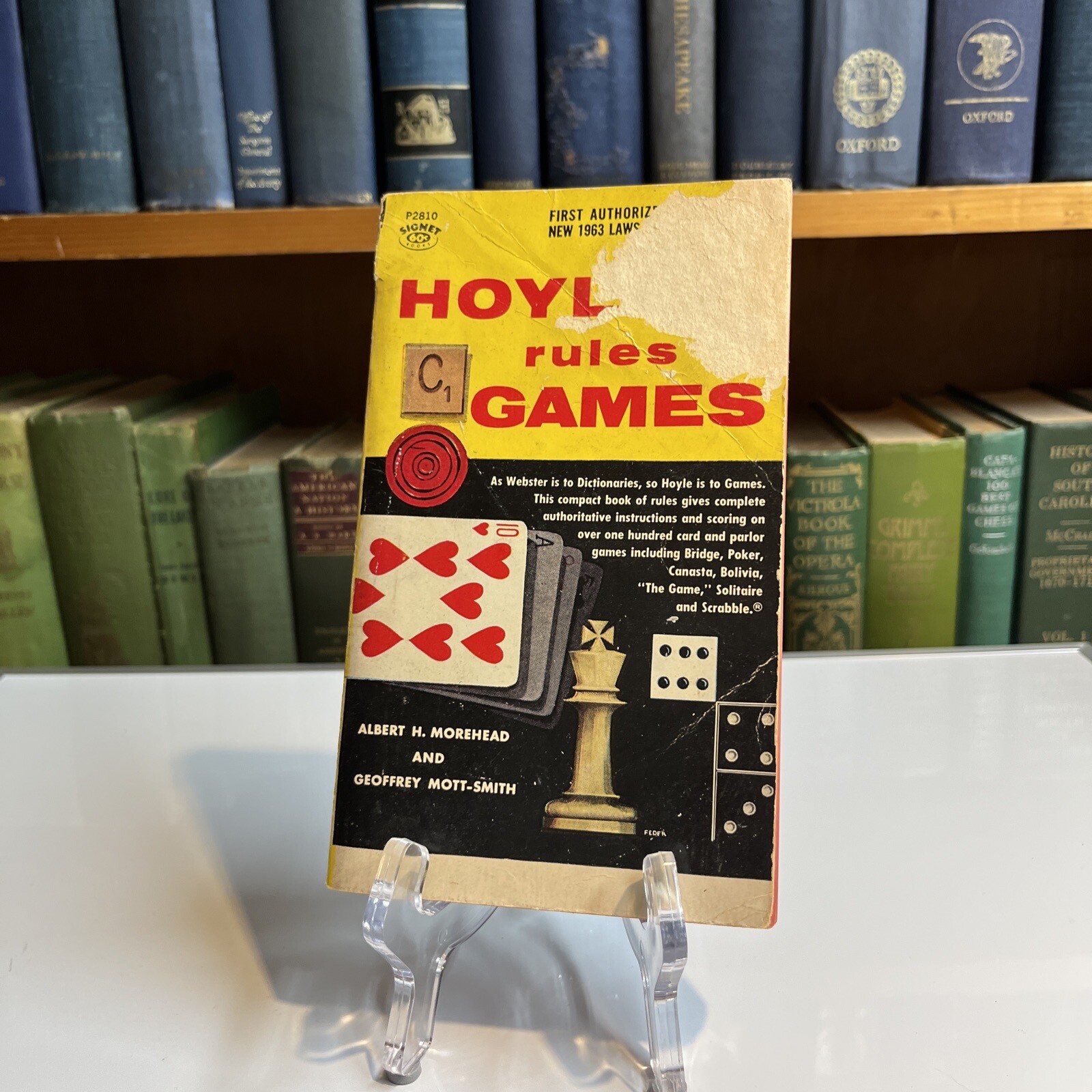 1963 Hoyle’s Rules Of Games by Albert H. Morehead and Geoffrey Mott-Smith Book