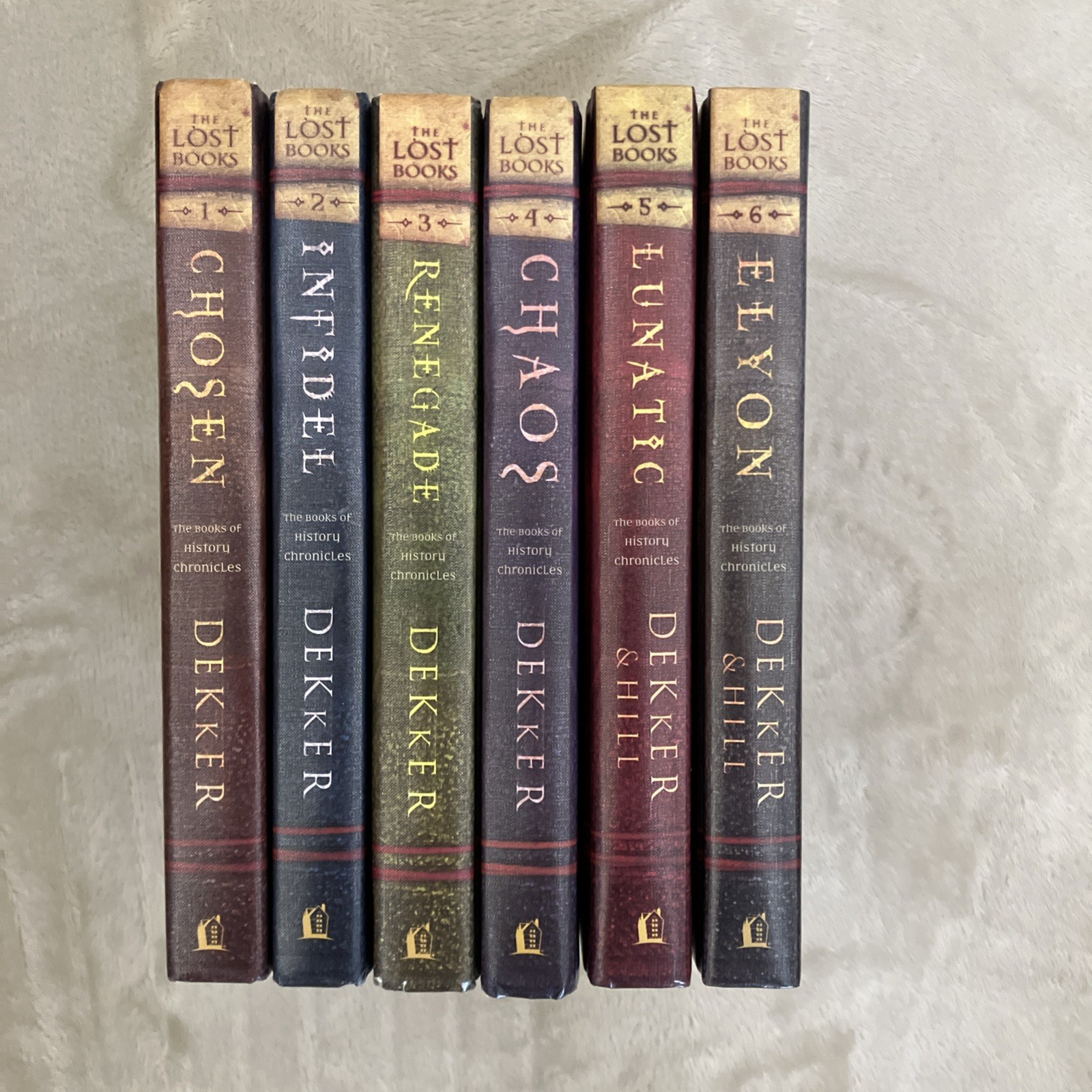The Lost Books Complete Hardcover Set Of 6 Ted Dekker 1-6 Chosen To Elyon