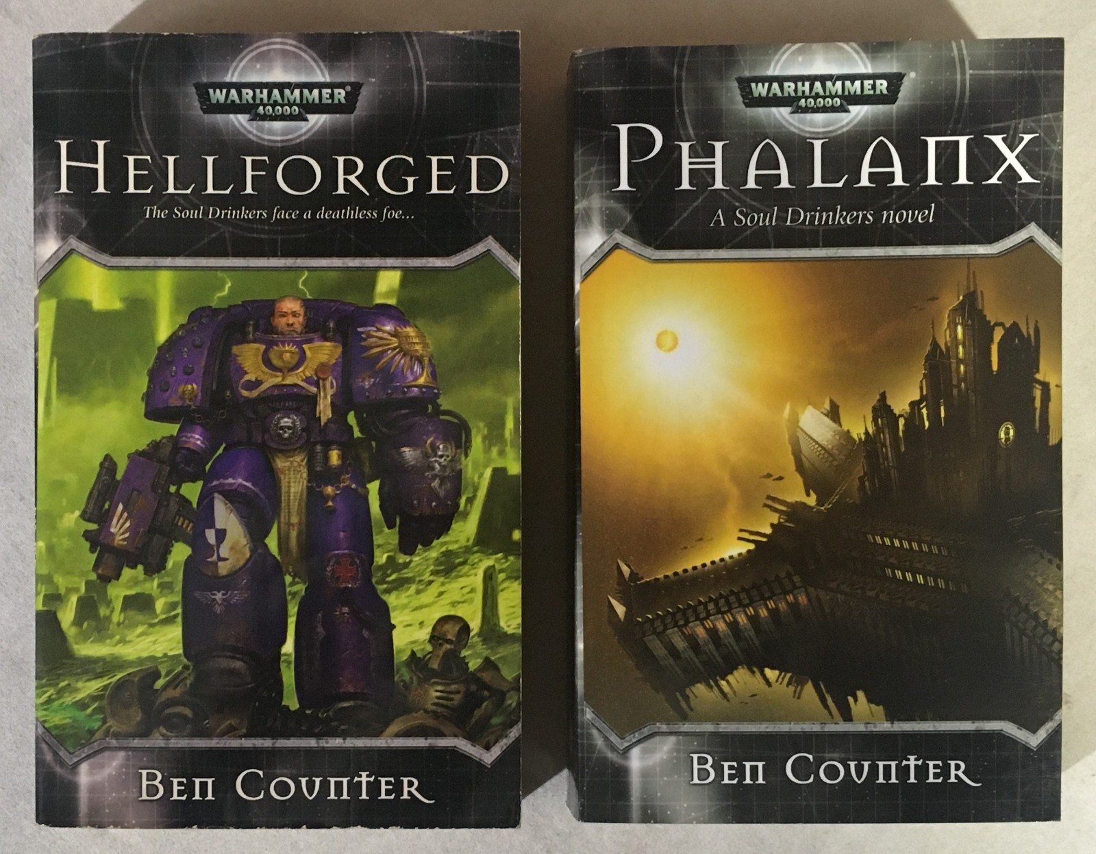 Soul Drinker Complete Series lot of Four Warhammer 40k Novels by Ben Counter