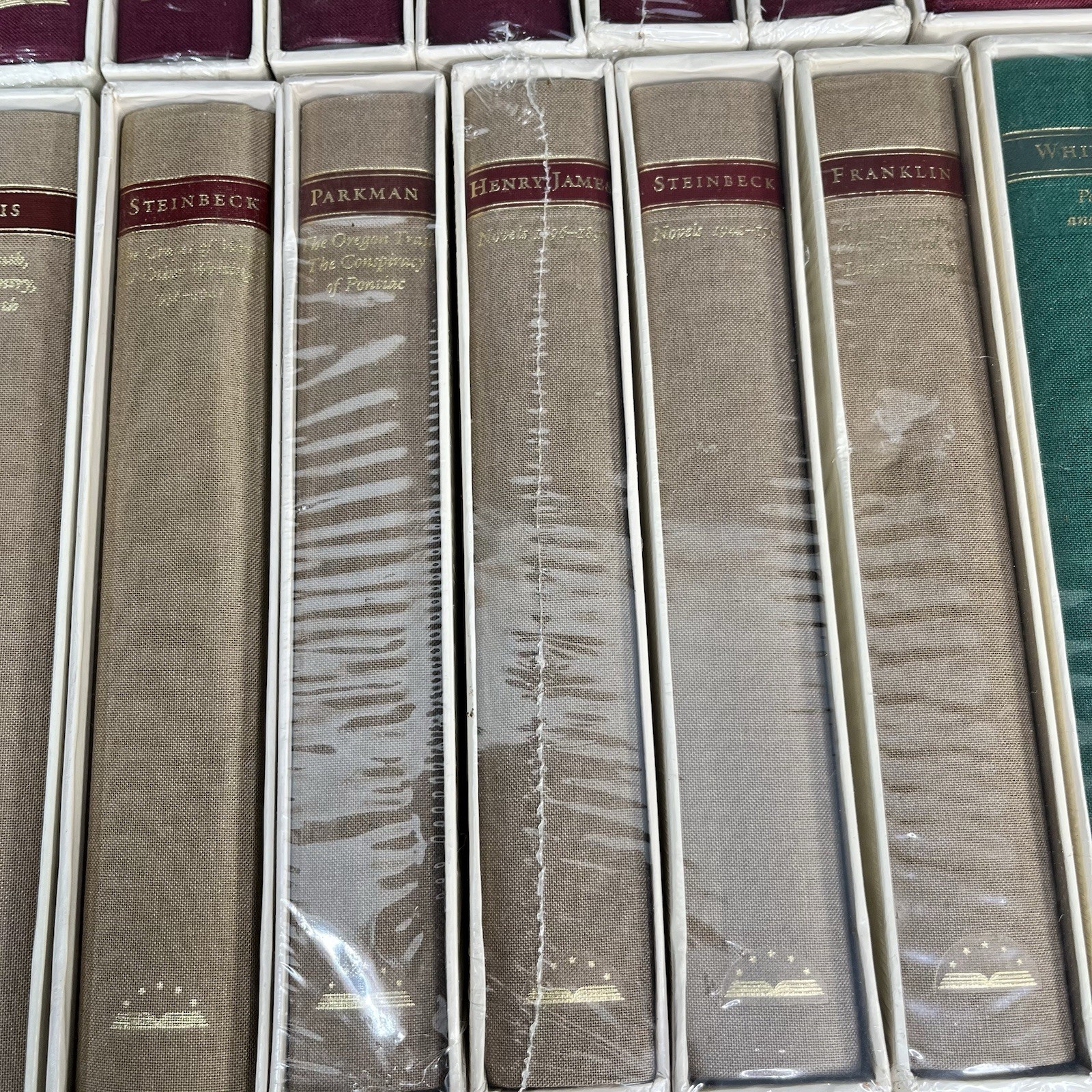 The Library Of America Books with Slipcases Lot Of 31 Mixed Authors Classics