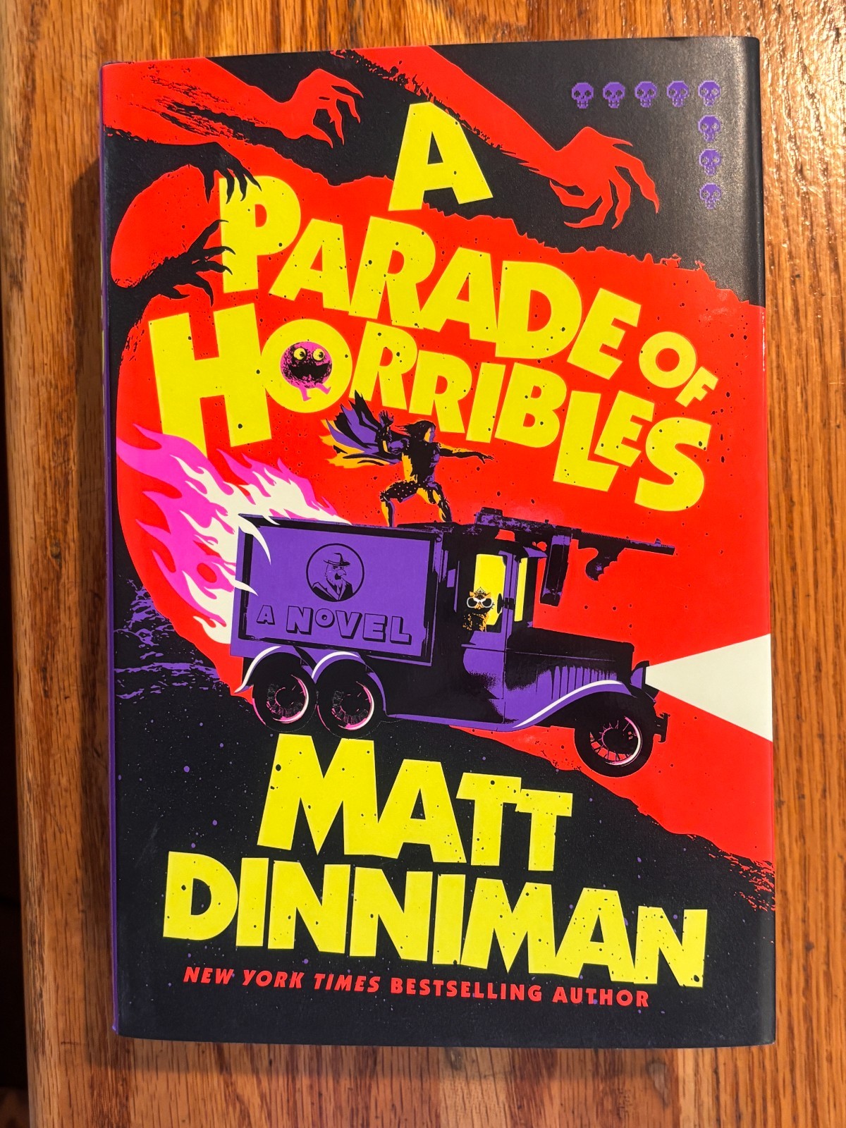 4th Printing First Edition hardcover A PARADE OF HORRIBLES Matt Dinniman