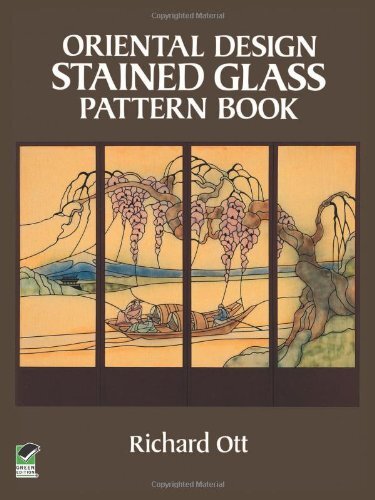 Oriental Design Stained Glass Pattern Book (Dover Stained Glass