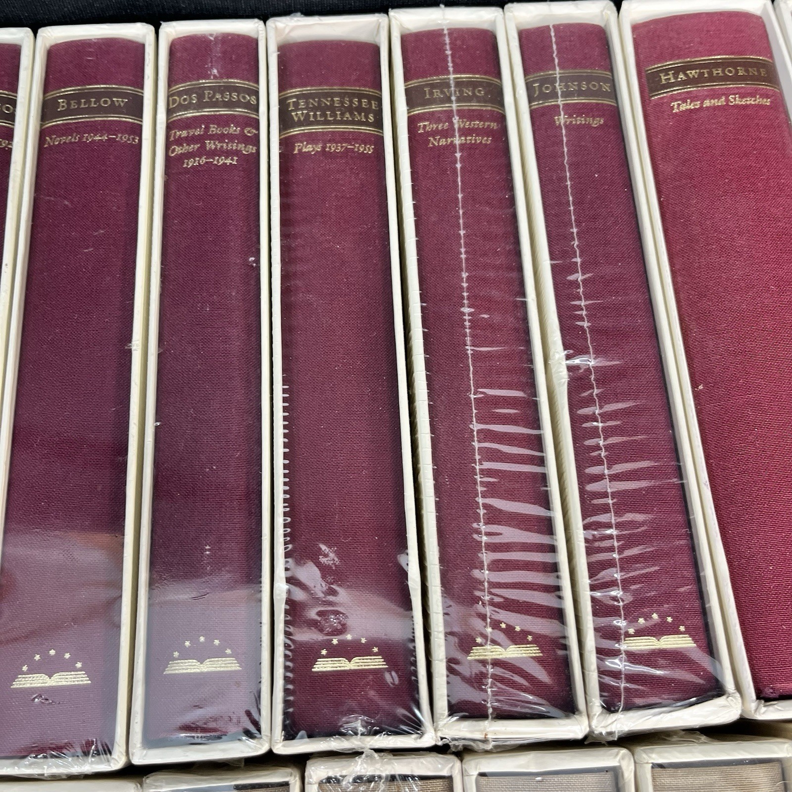 The Library Of America Books with Slipcases Lot Of 31 Mixed Authors Classics