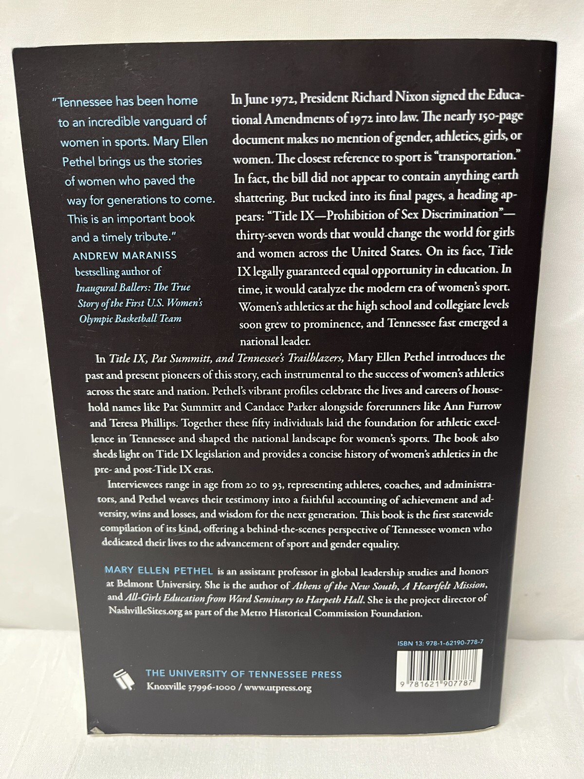 Title IX, Pat Summitt, and Tennessee’s Trailblazers : 50 Years, 50 Stories by…