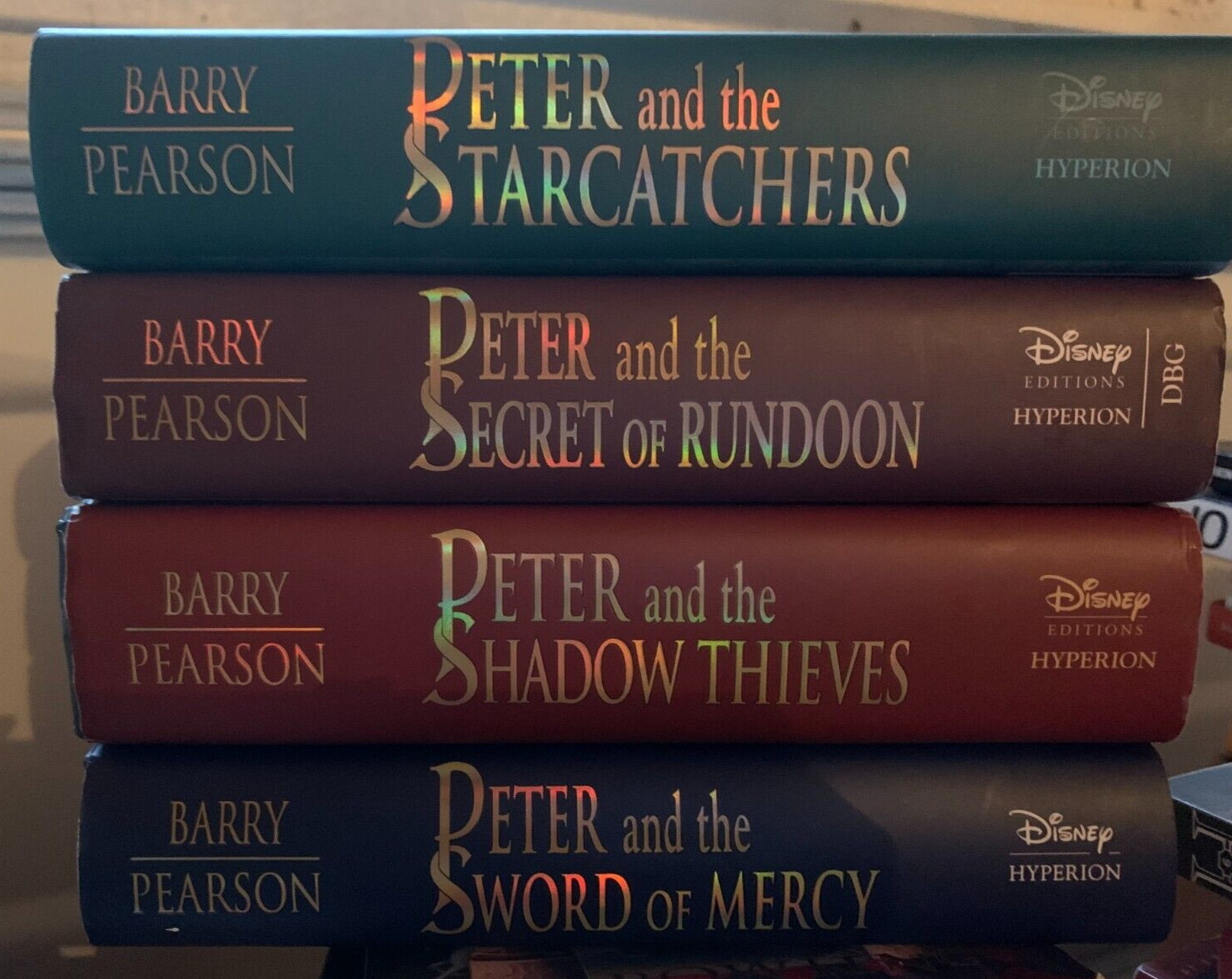 Peter and the Starcatchers Series 1-4 set Shadow Thieves, Rundoon, Sword HB lot