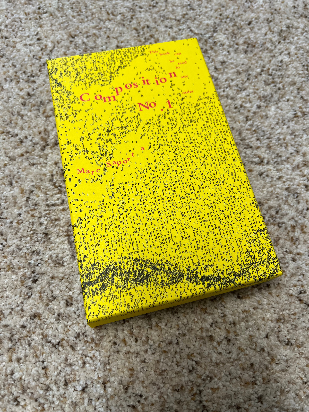 Composition No. 1 by Marc Saporta (Visual Editions, Like New)