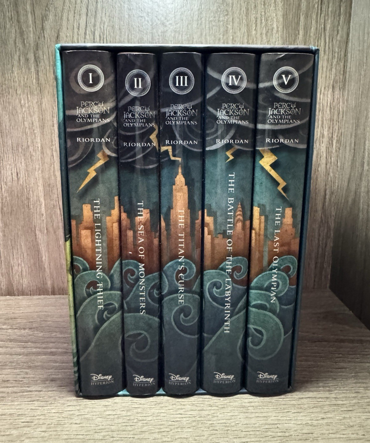 Rick Riordan Percy Jackson Olympians Complete Series Box Set Greek Myth YA